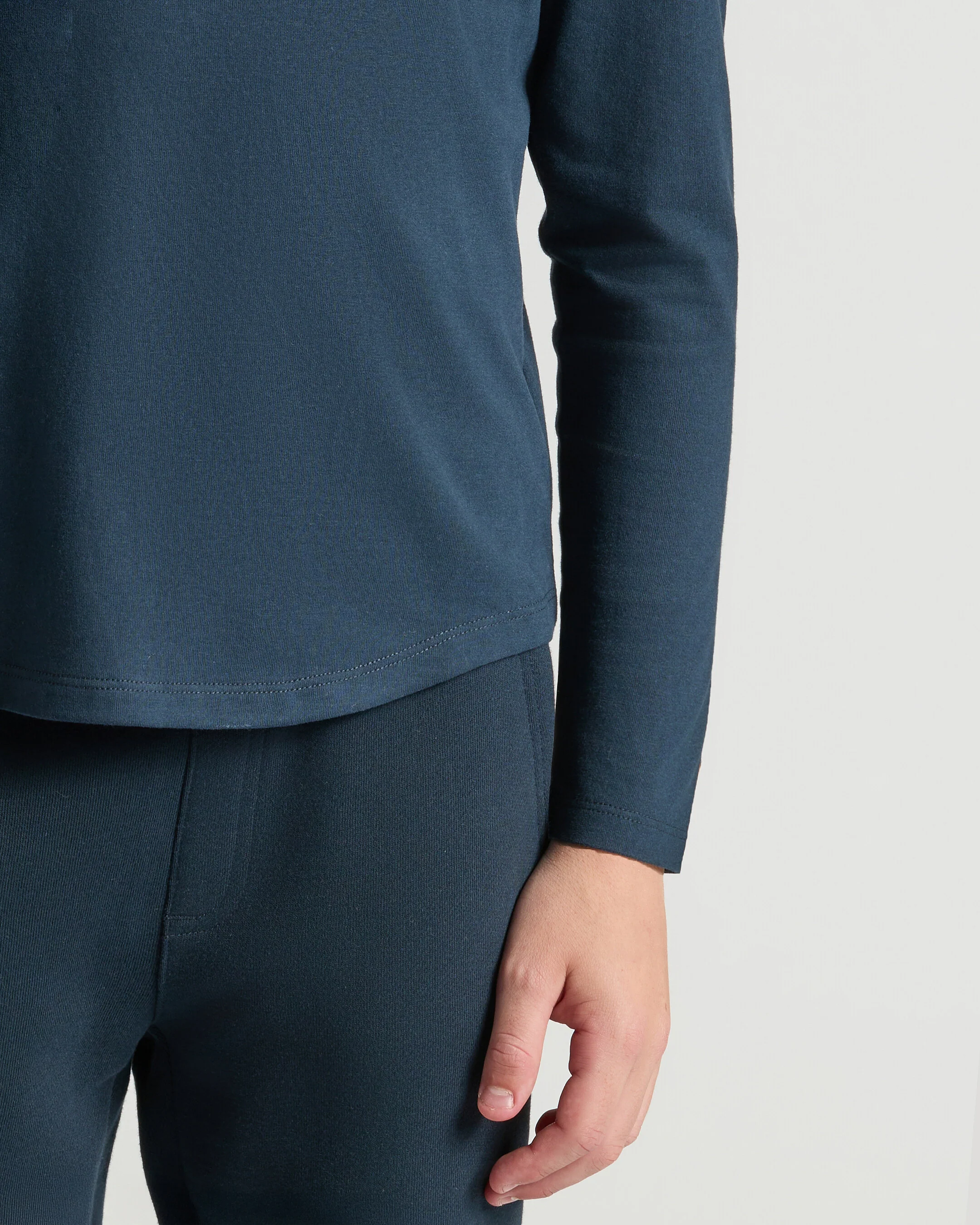 Boys' Classic Long Sleeve Curved Hem Crew Neck 3-Pack - Image 7