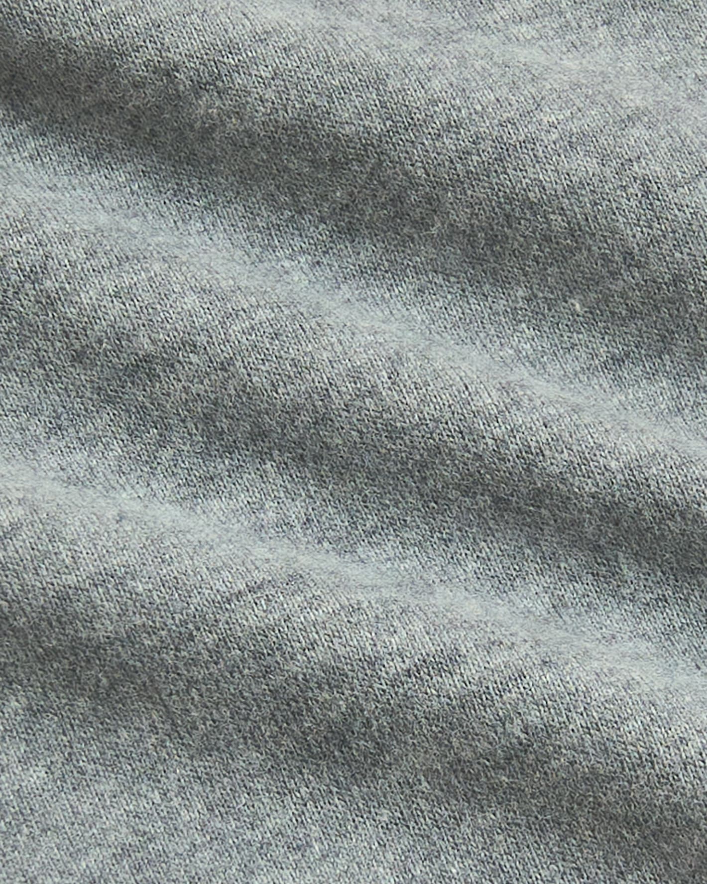 Boys' Heather Gray Classic Curved Hem Crew Neck - Image 7