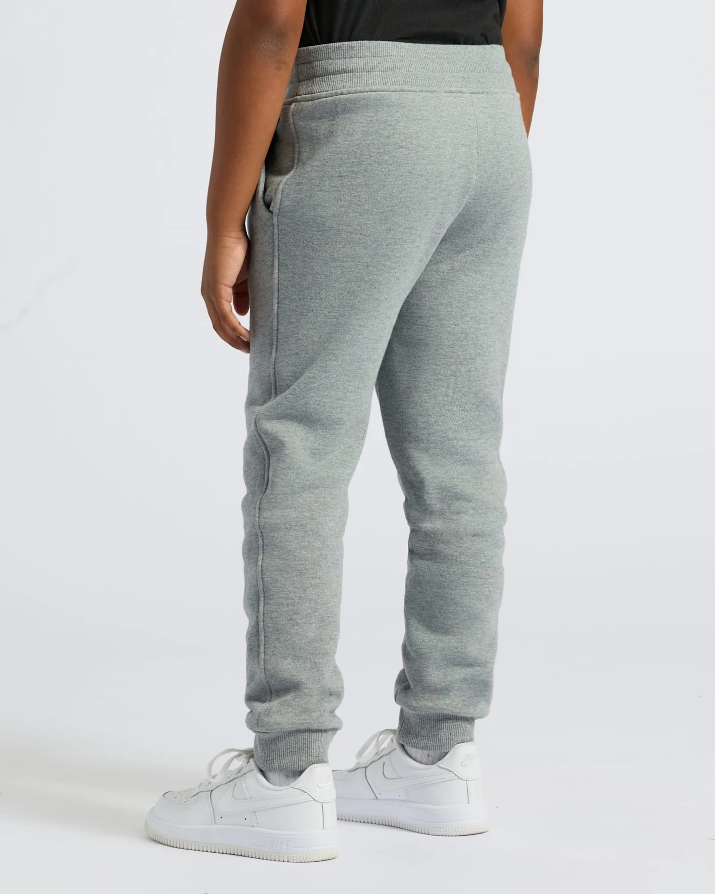 Boys' Medium Heather Gray Fleece Jogger - Image 4