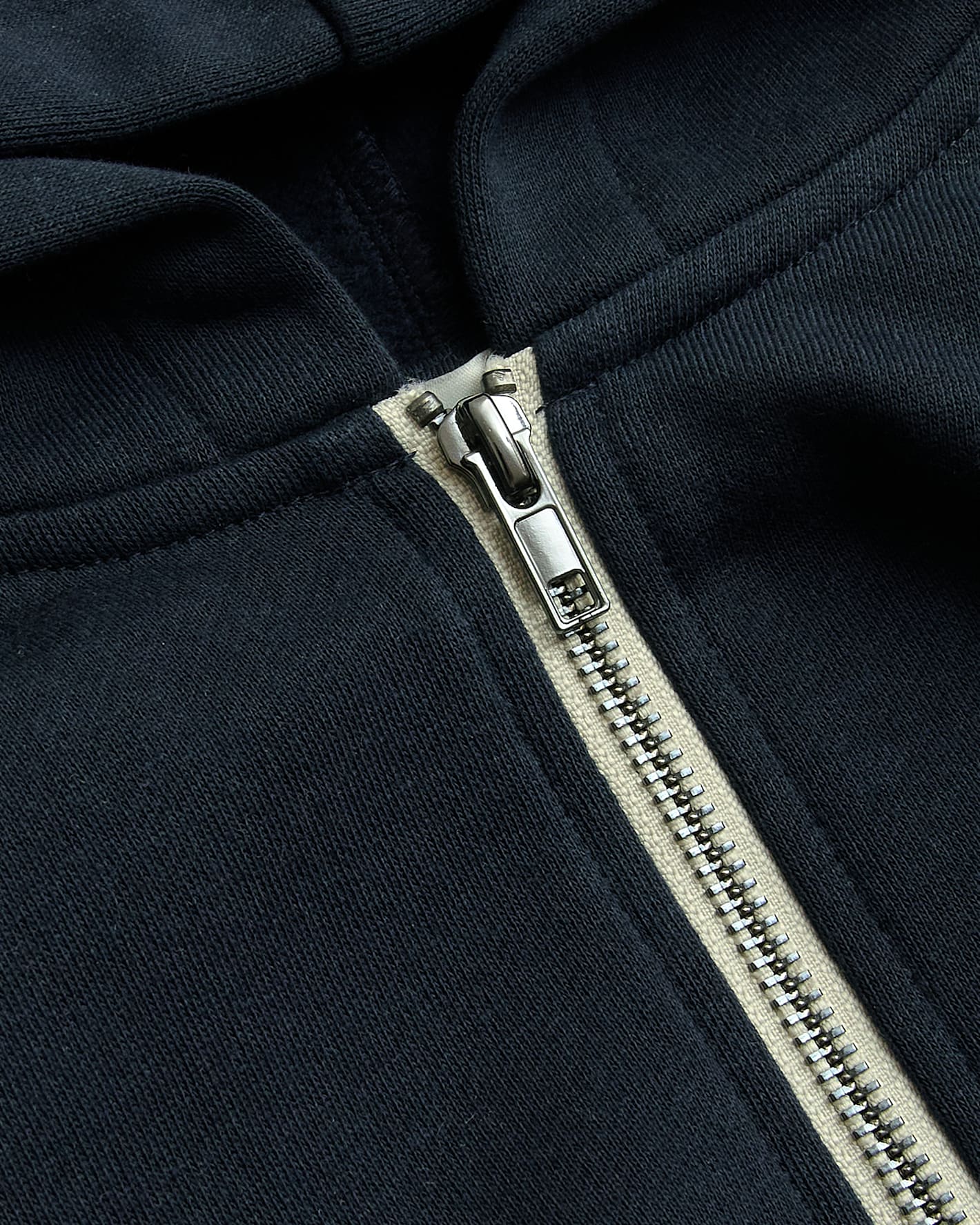Boys' Navy Fleece Full Zip Hoodie - Image 7