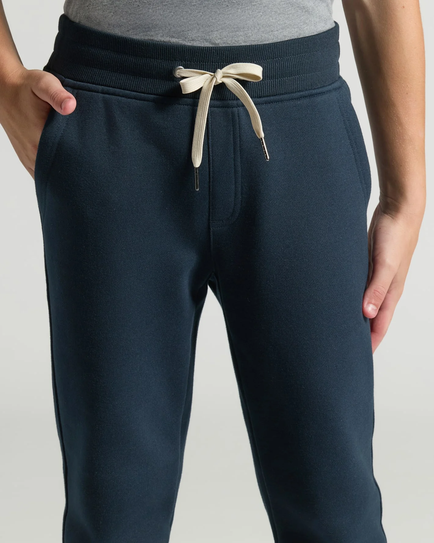 Boys' Navy Fleece Jogger - Image 7