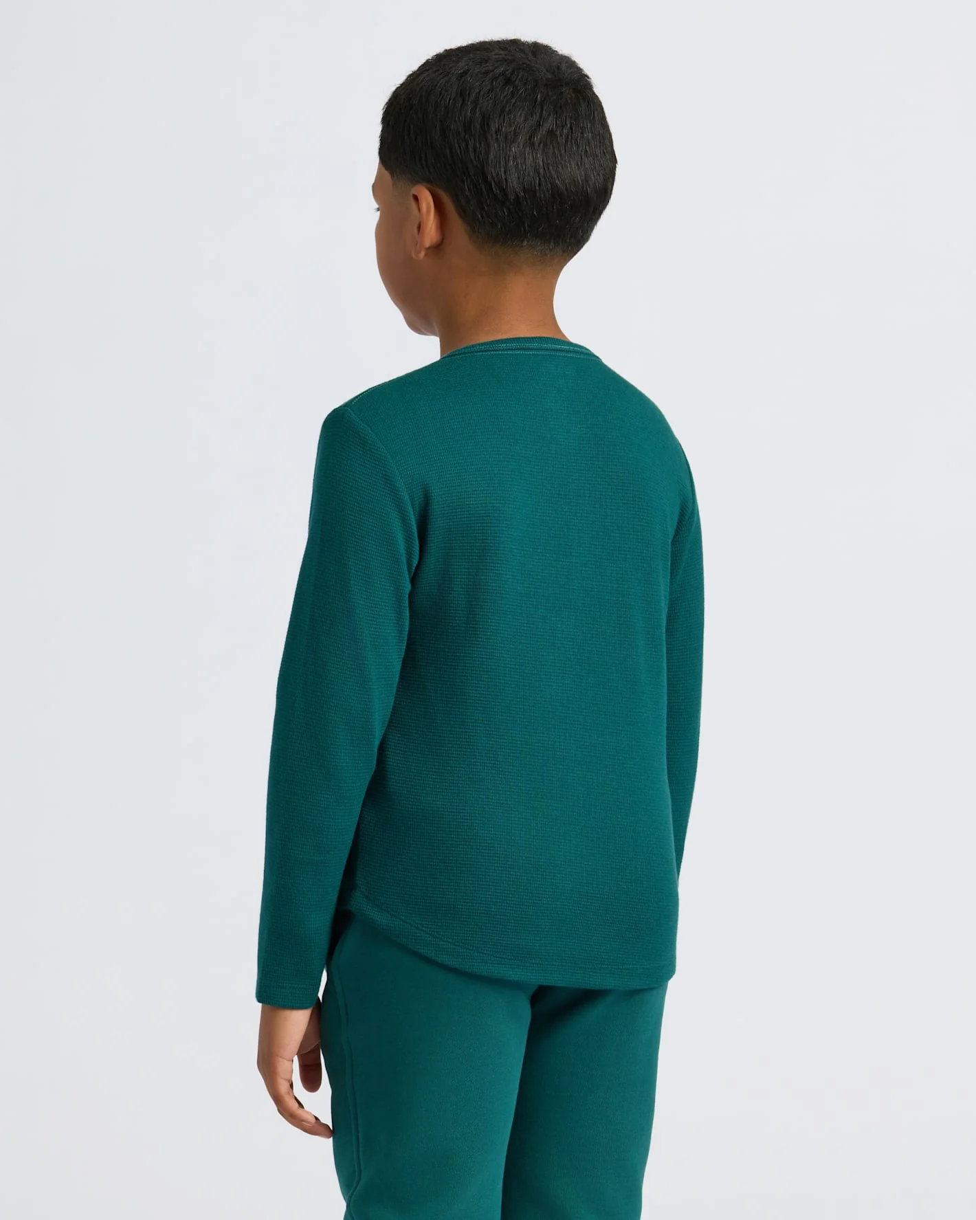 Boys' Waffle Long Sleeve Henley 3-Pack - Image 4