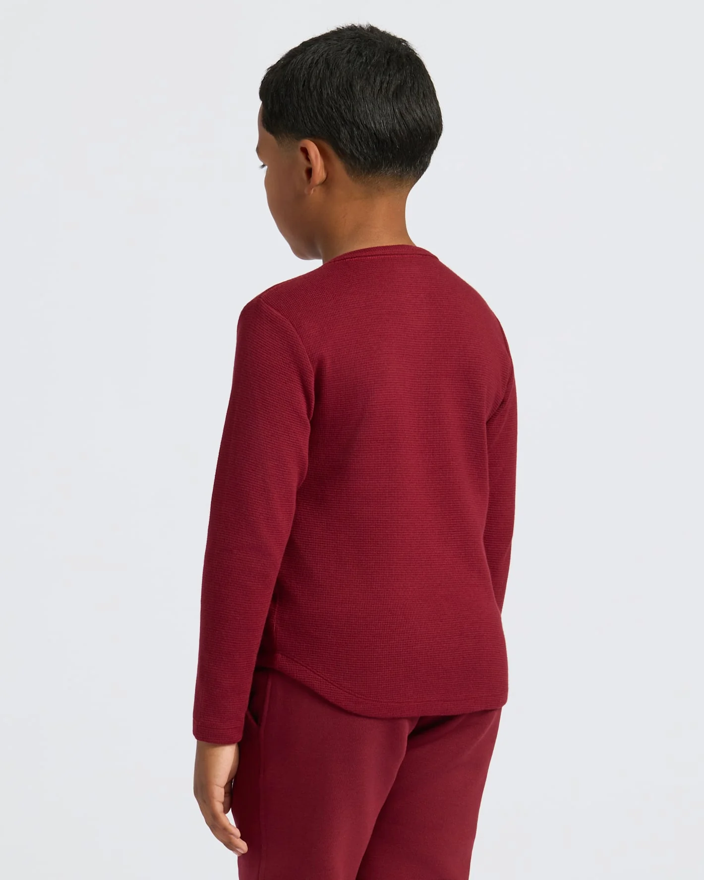Boys' Waffle Long Sleeve Henley 6-Pack - Image 4