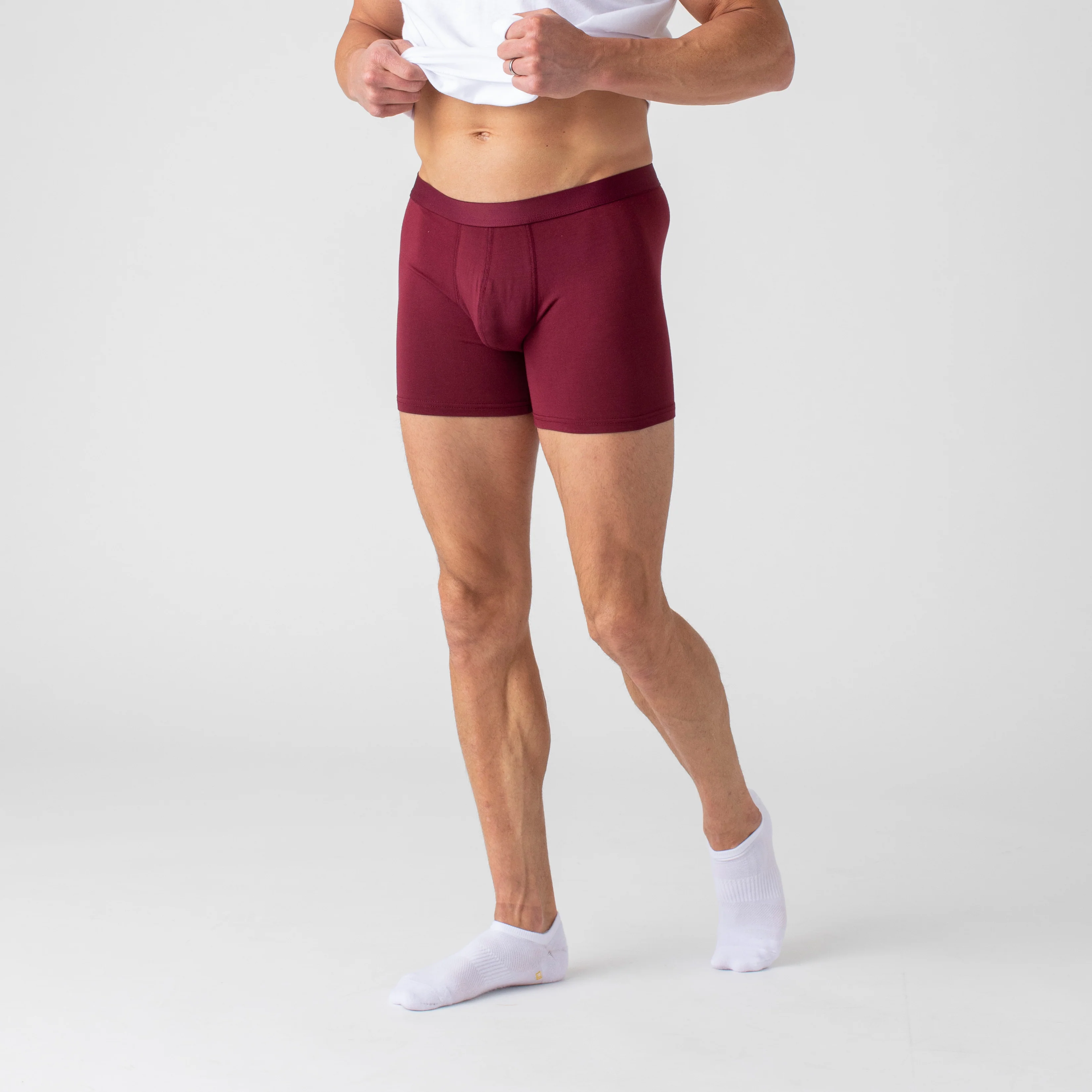 Burgundy Boxer Briefs 3-Pack - Image 2