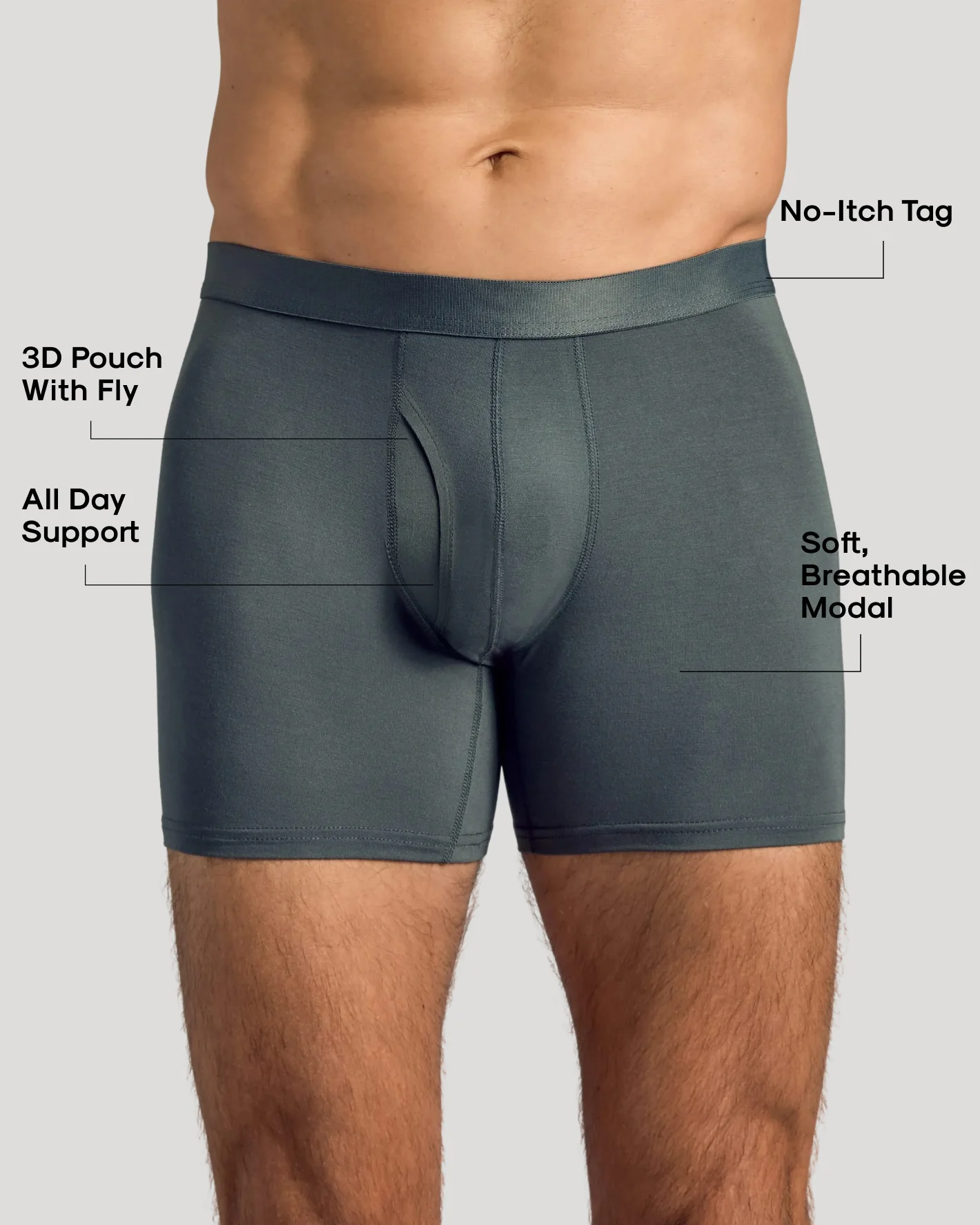 Carbon Boxer Briefs W/ Fly 12-Pack 2025 - Image 2
