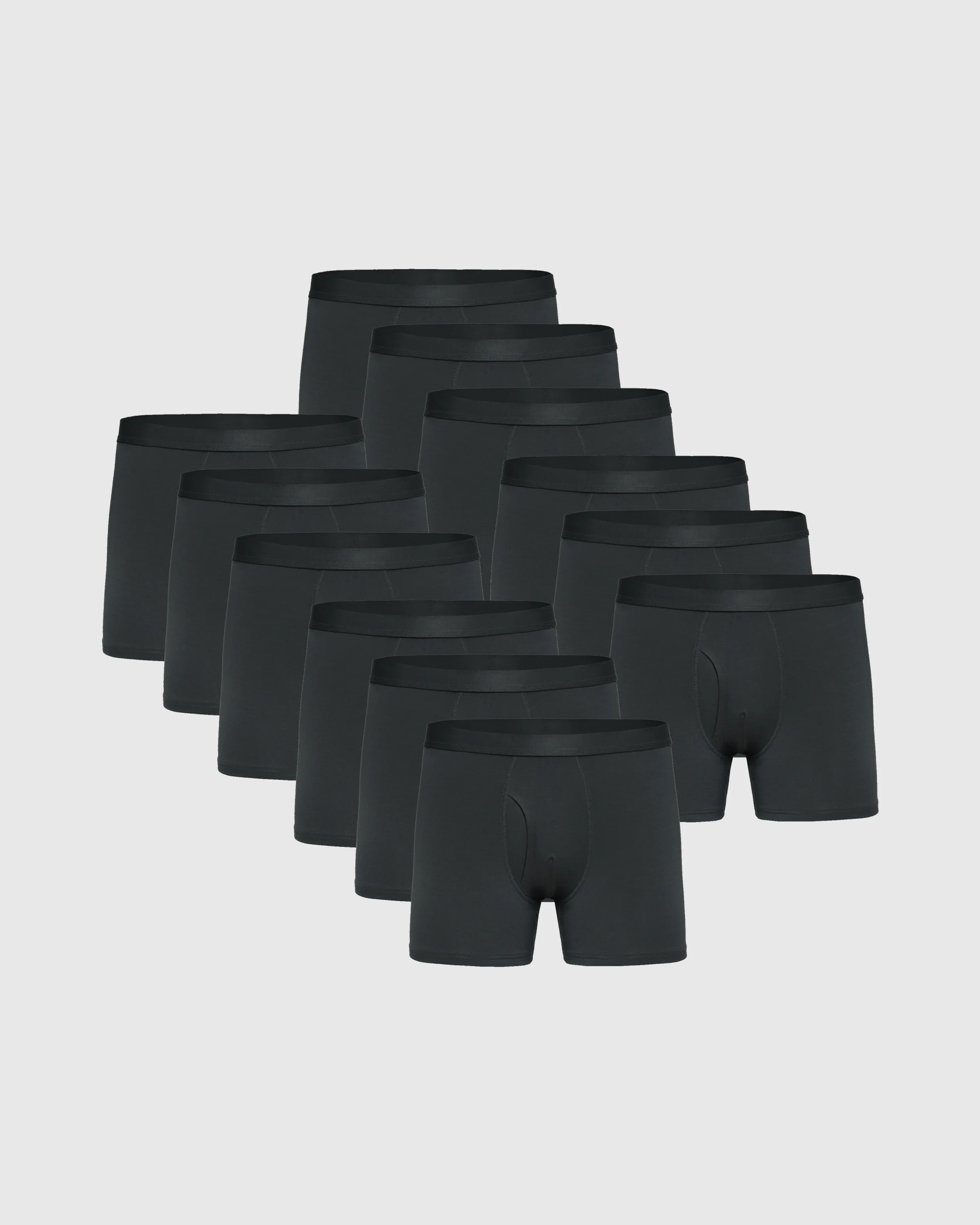 Carbon Boxer Trunks W/ Fly 12-Pack