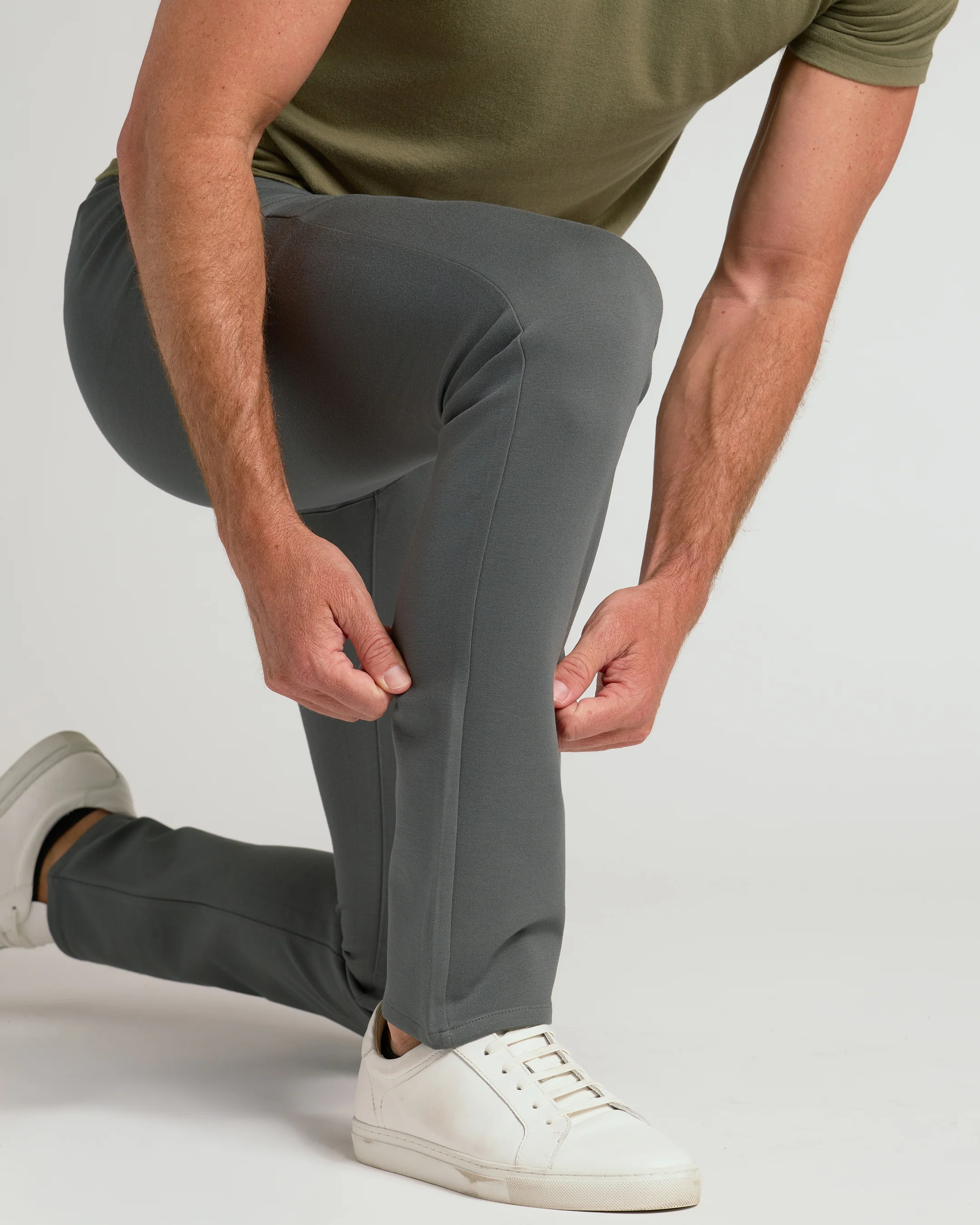 Carbon Slim Comfort Knit Chino Pant - Image 9