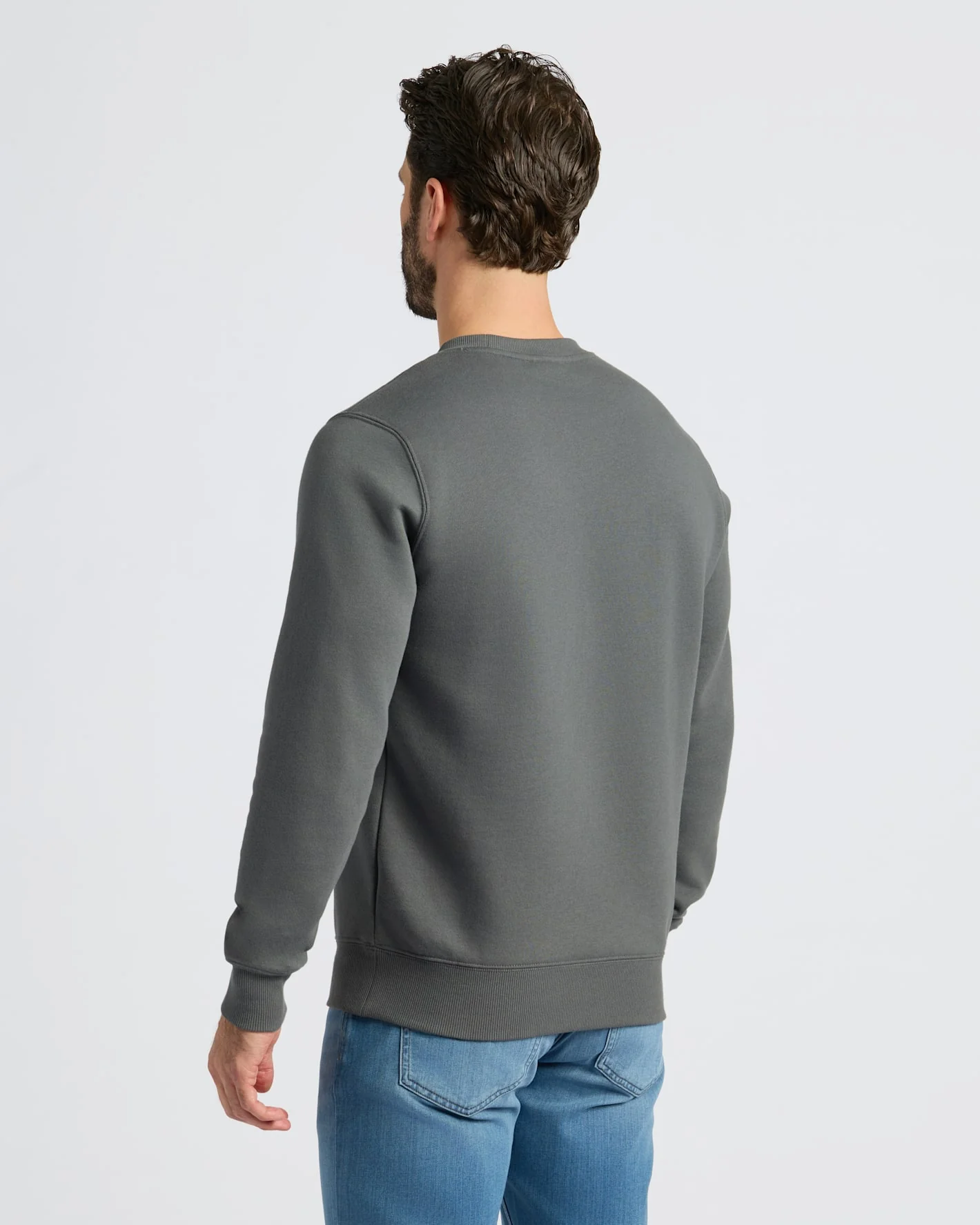 Carbon Fleece French Terry Pullover Crew Neck - Image 4