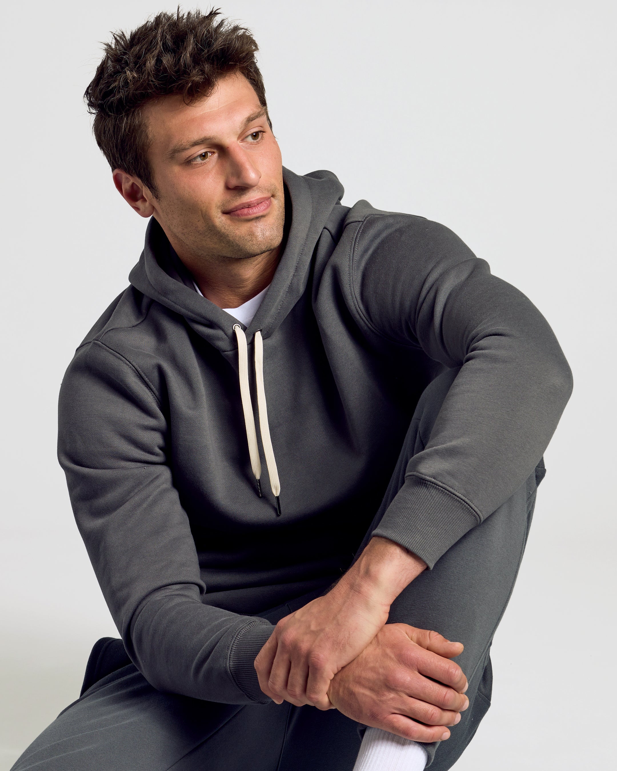 Carbon Fleece French Terry Pullover Hoodie - Image 6