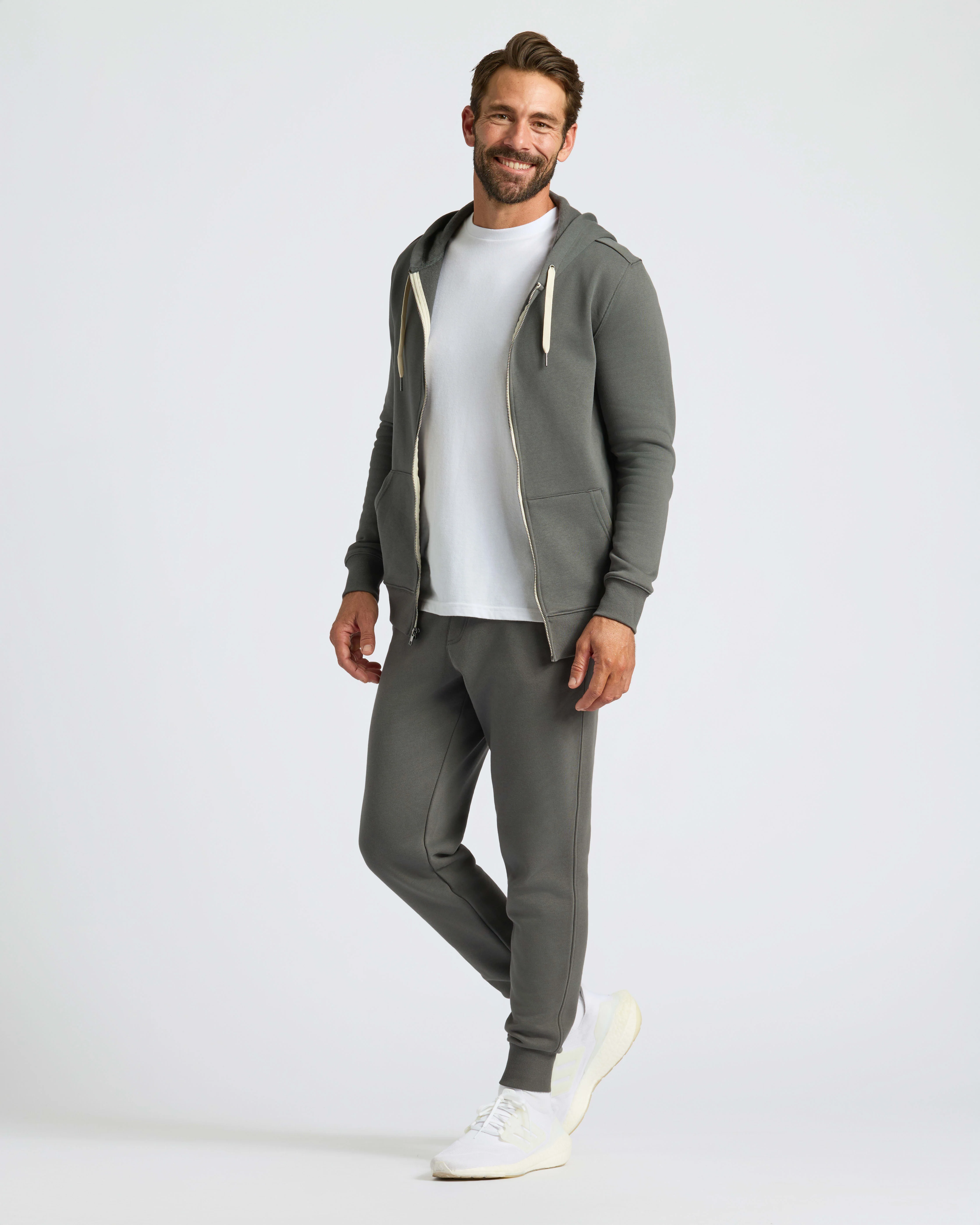 Carbon Fleece French Terry Zip Hoodie - Image 3