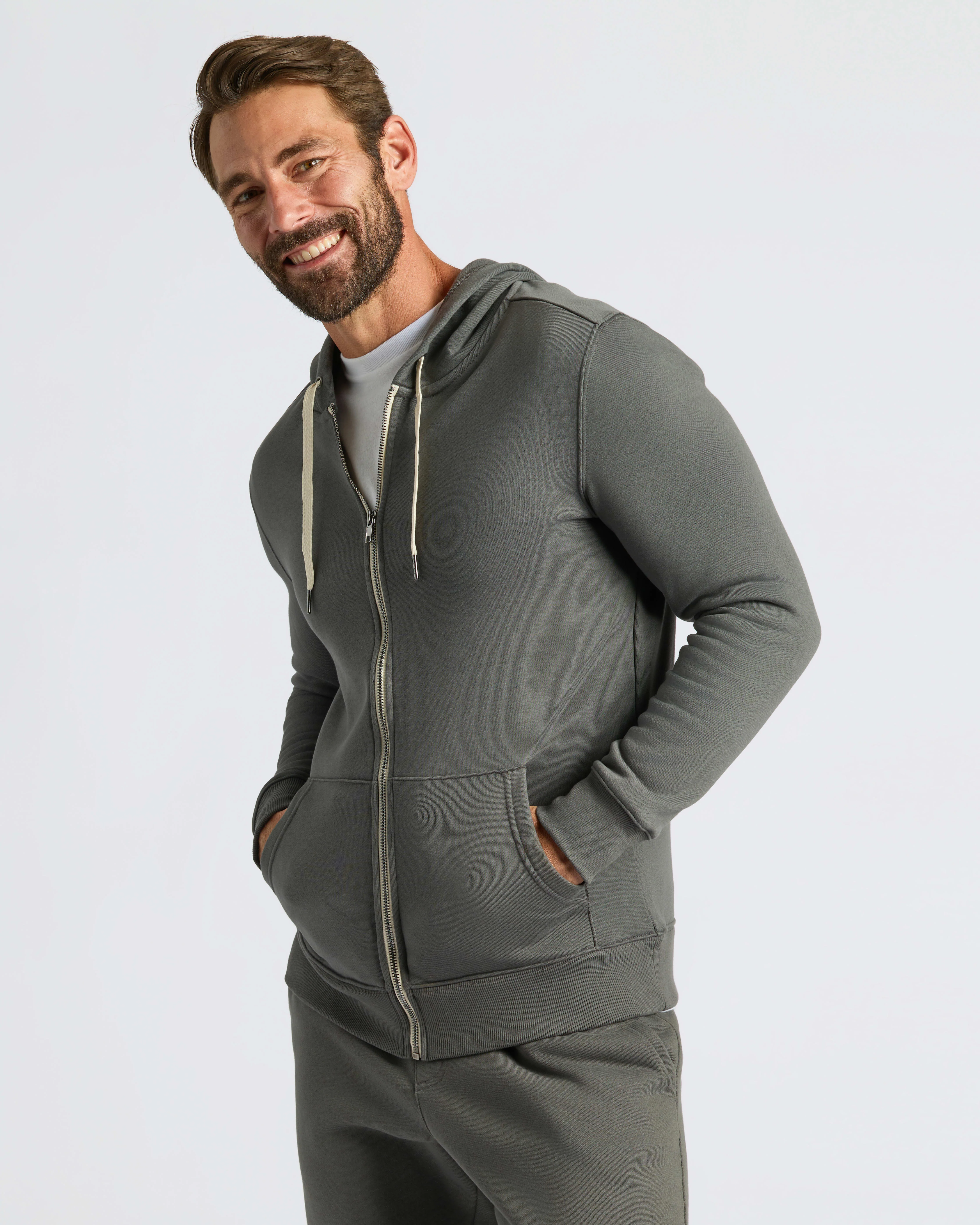 Carbon Fleece French Terry Zip Hoodie - Image 7