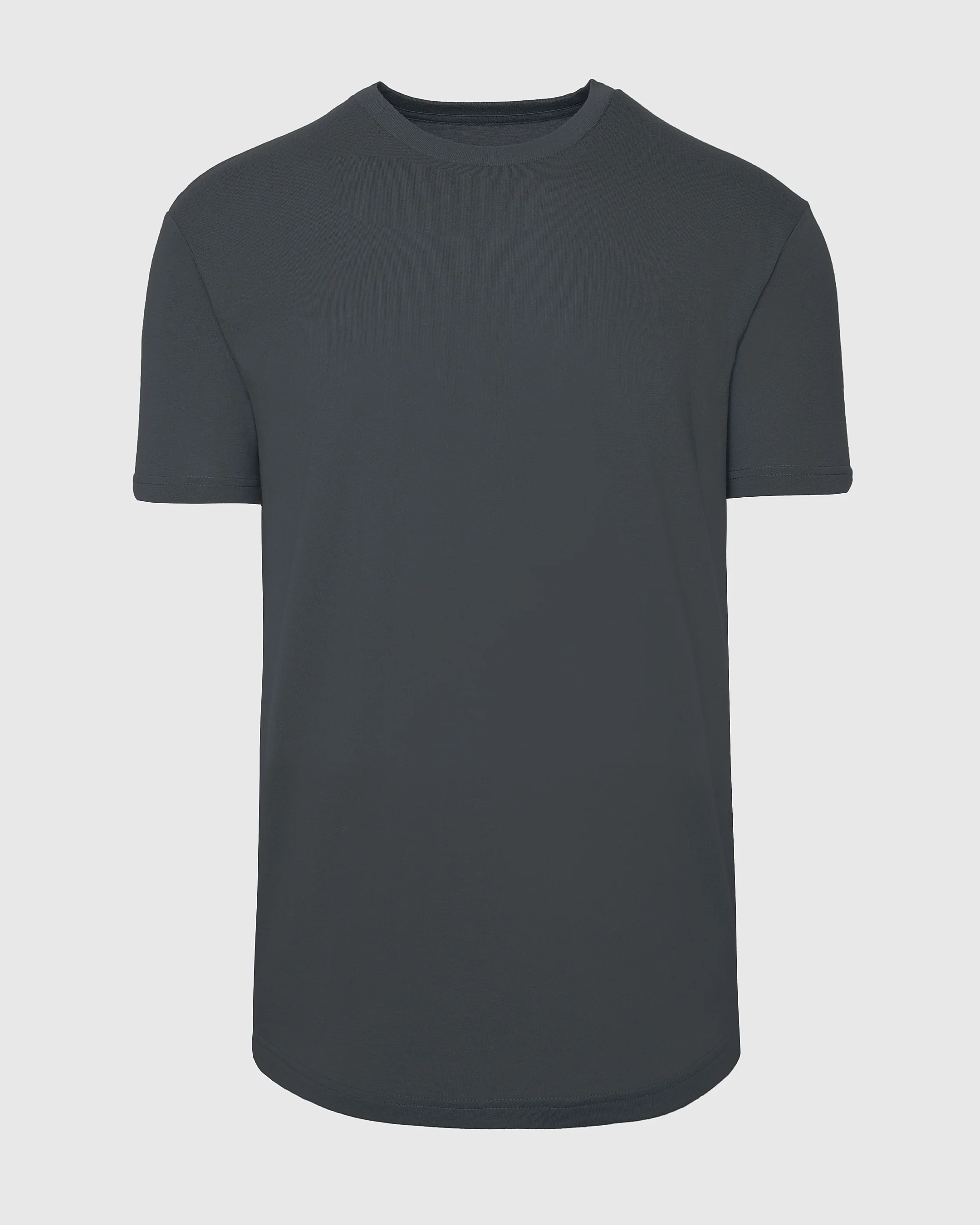 Carbon Curved Hem Classic Crew Neck - Image 2