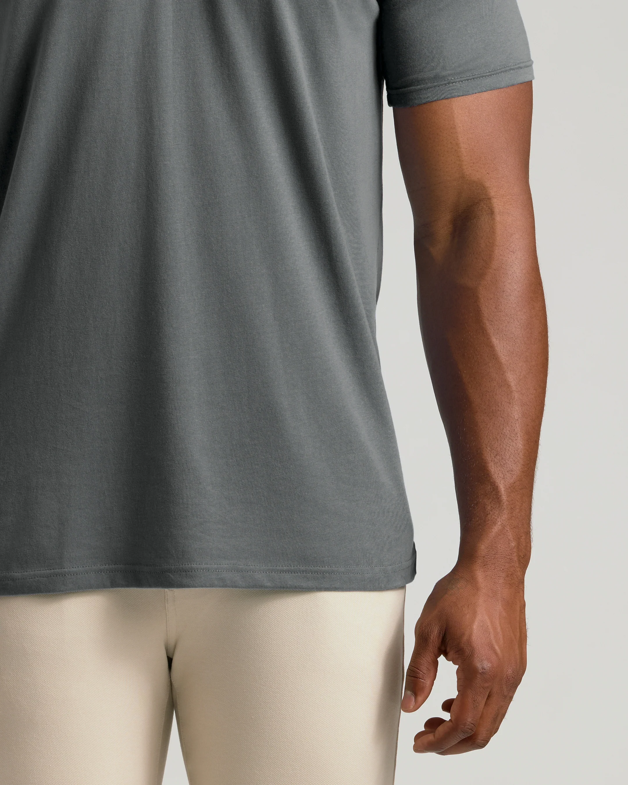 Carbon Short Sleeve Tall Polo - Image 6