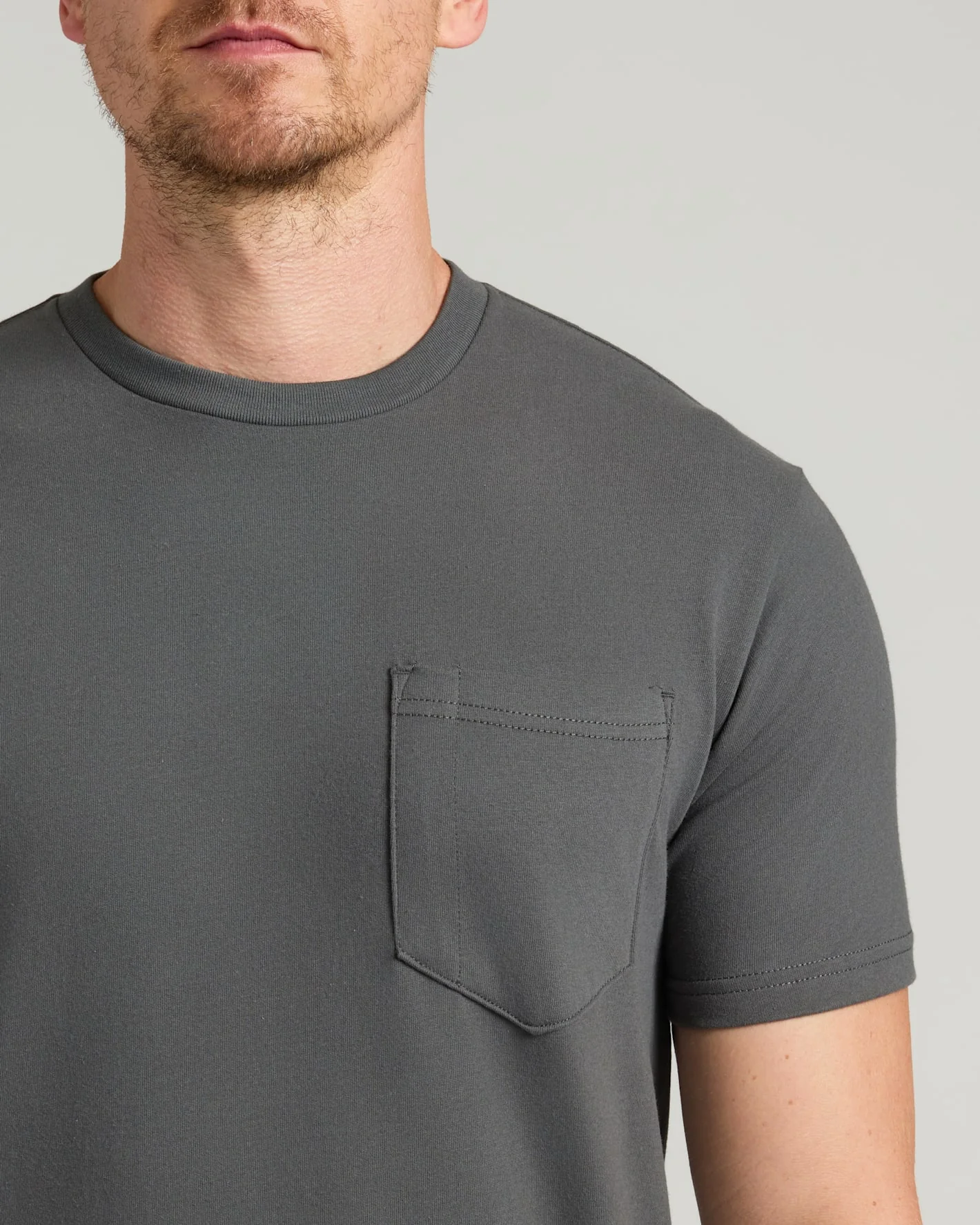 Carbon Tall Heavyweight Pocket Crew - Image 6