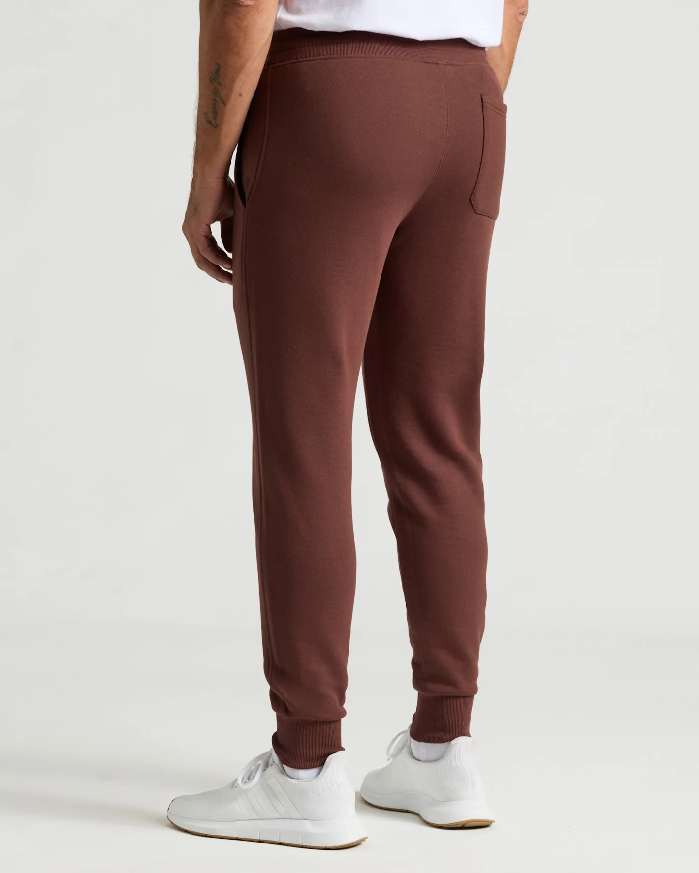Carob Quarter Zip Fleece Sweatshirt & Jogger 2-Pack - Image 7