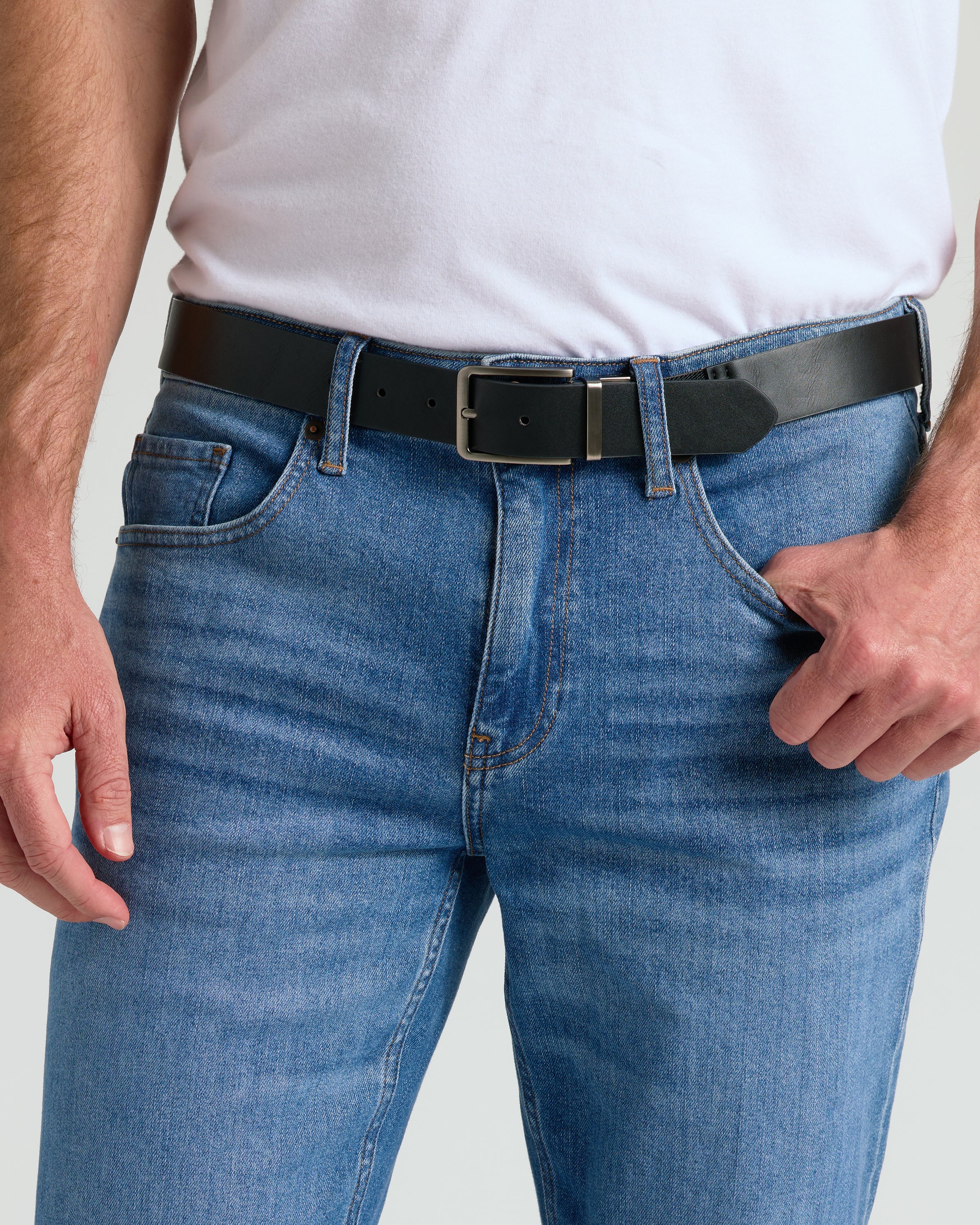 Casual Reversible Stretch Belt - Image 3