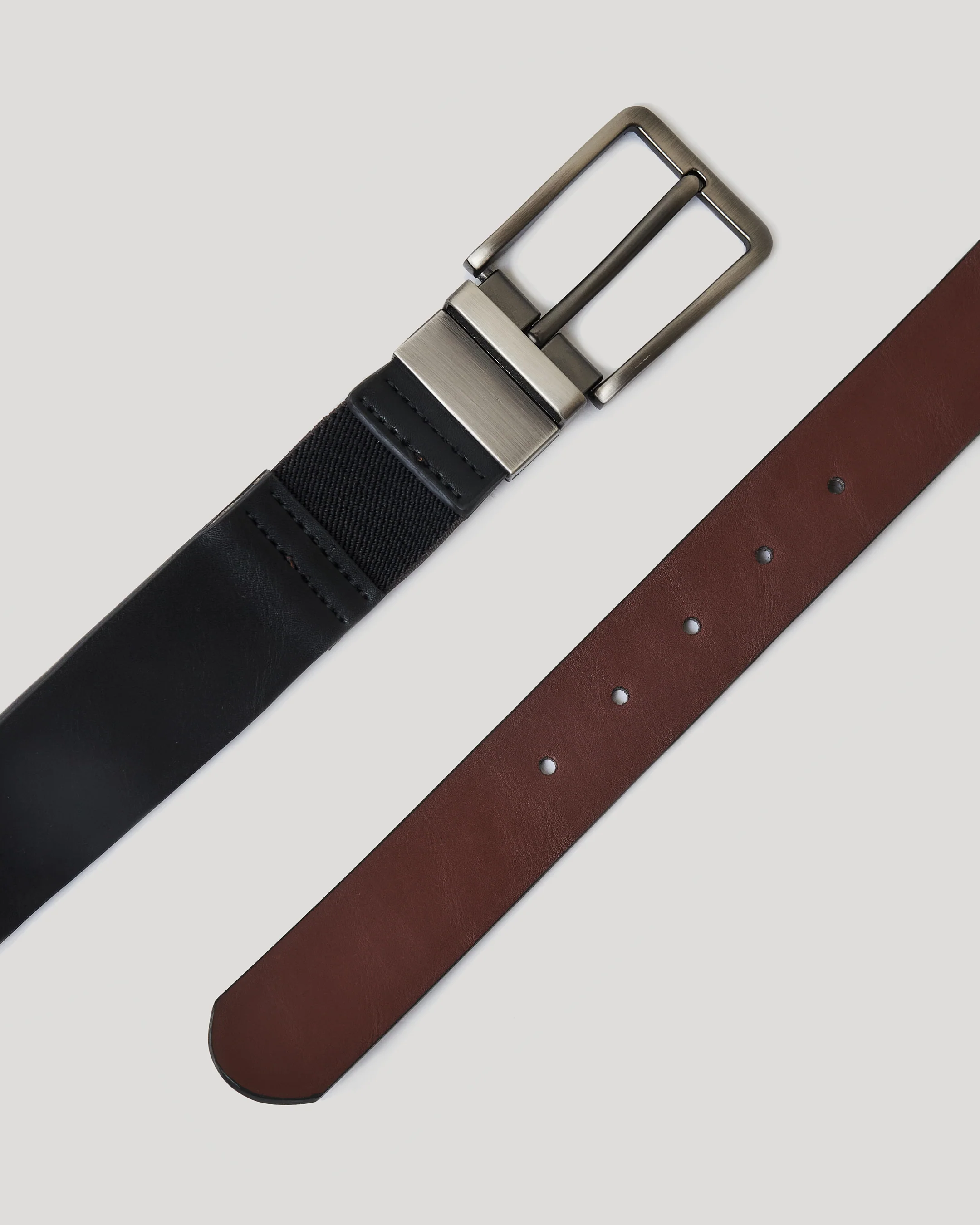 Casual Reversible Stretch Belt - Image 4