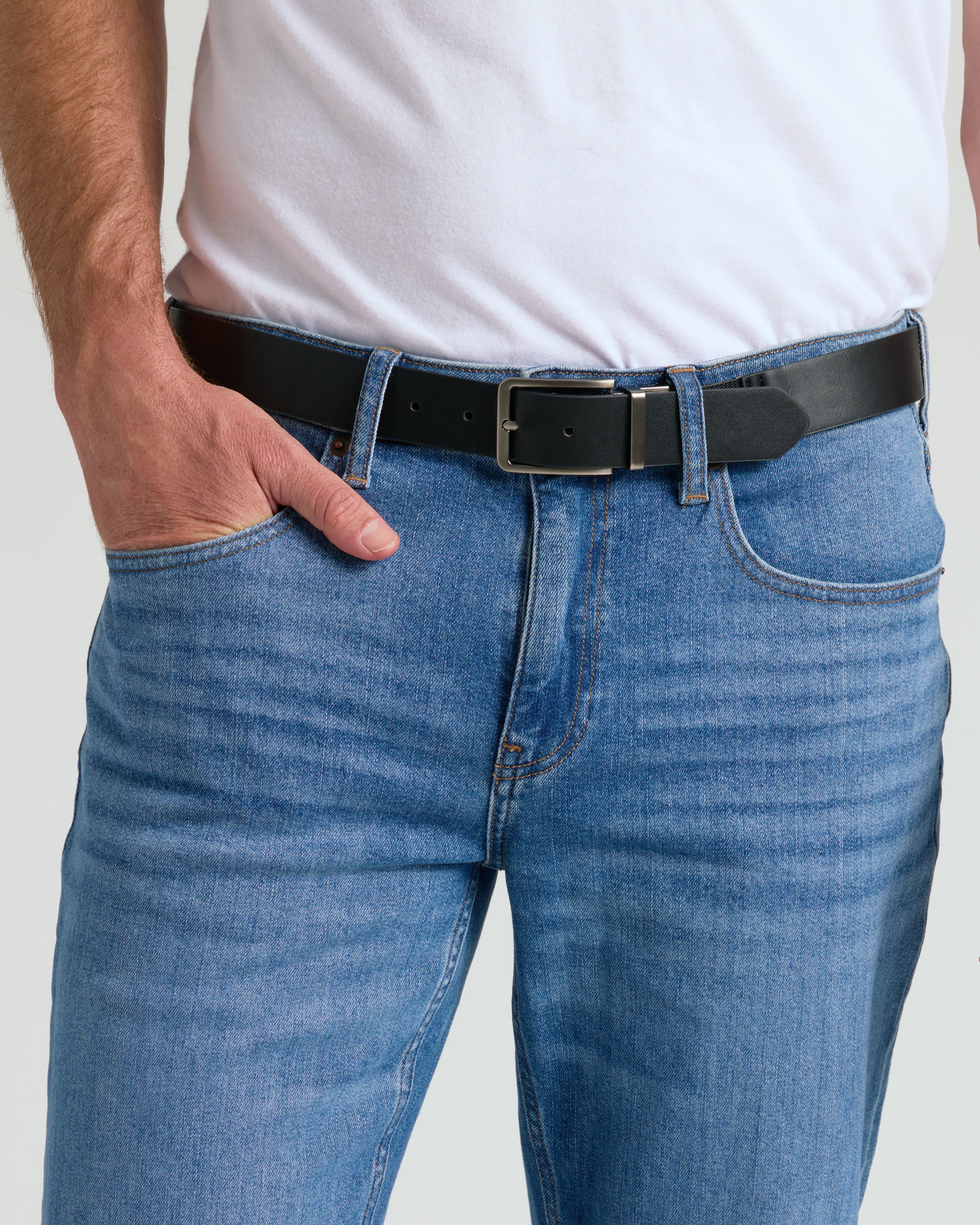 Casual Reversible Stretch Belt - Image 6