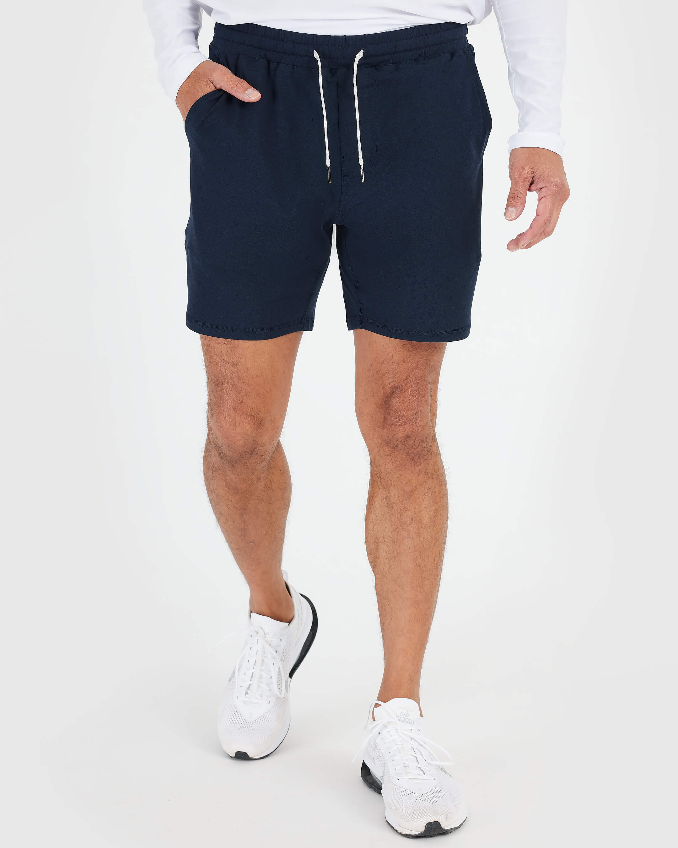 Charcoal & Dark Heather Navy Active Comfort Shorts 2-Pack - Image 6
