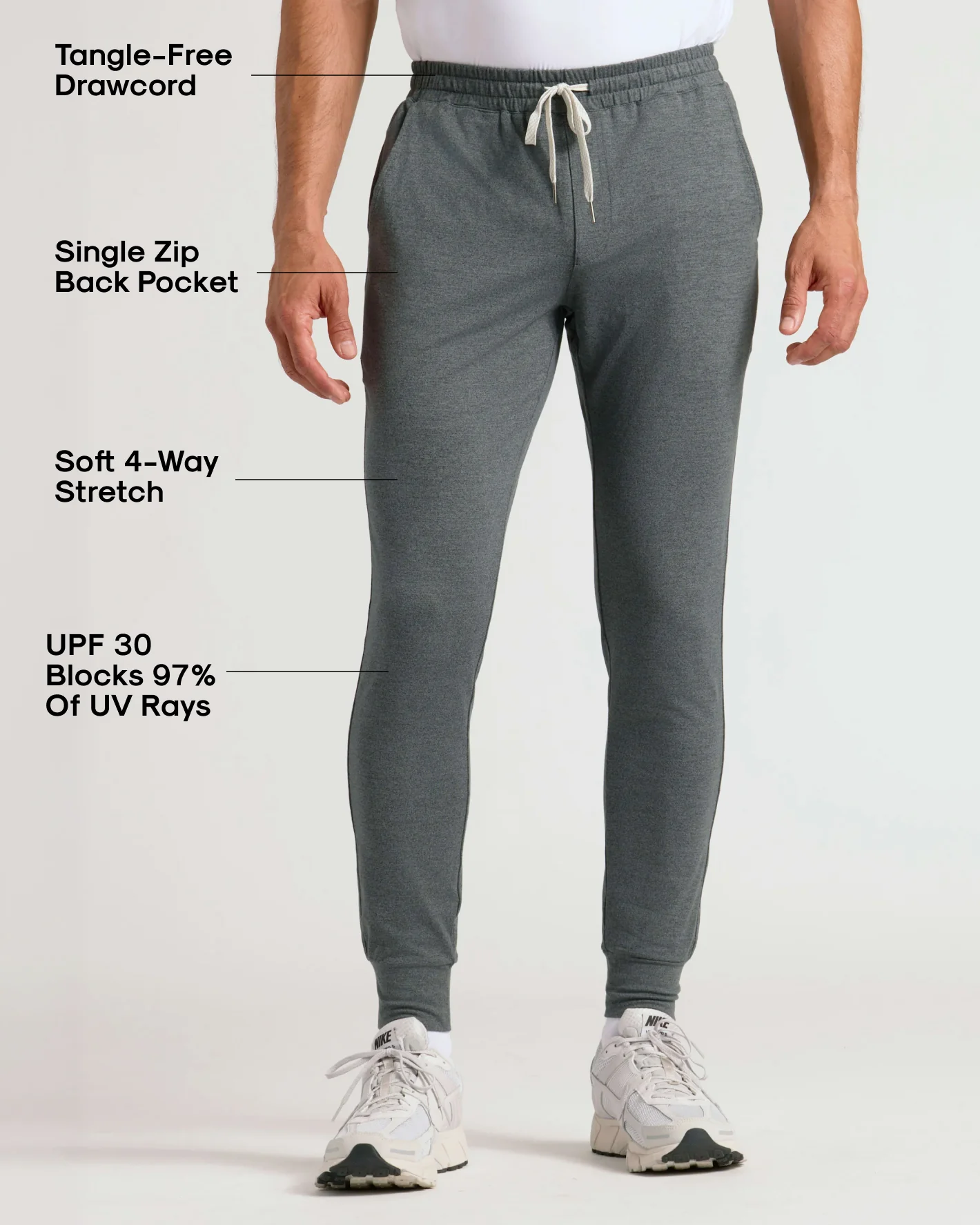 Charcoal Heather Gray Active Joggers - Image 3