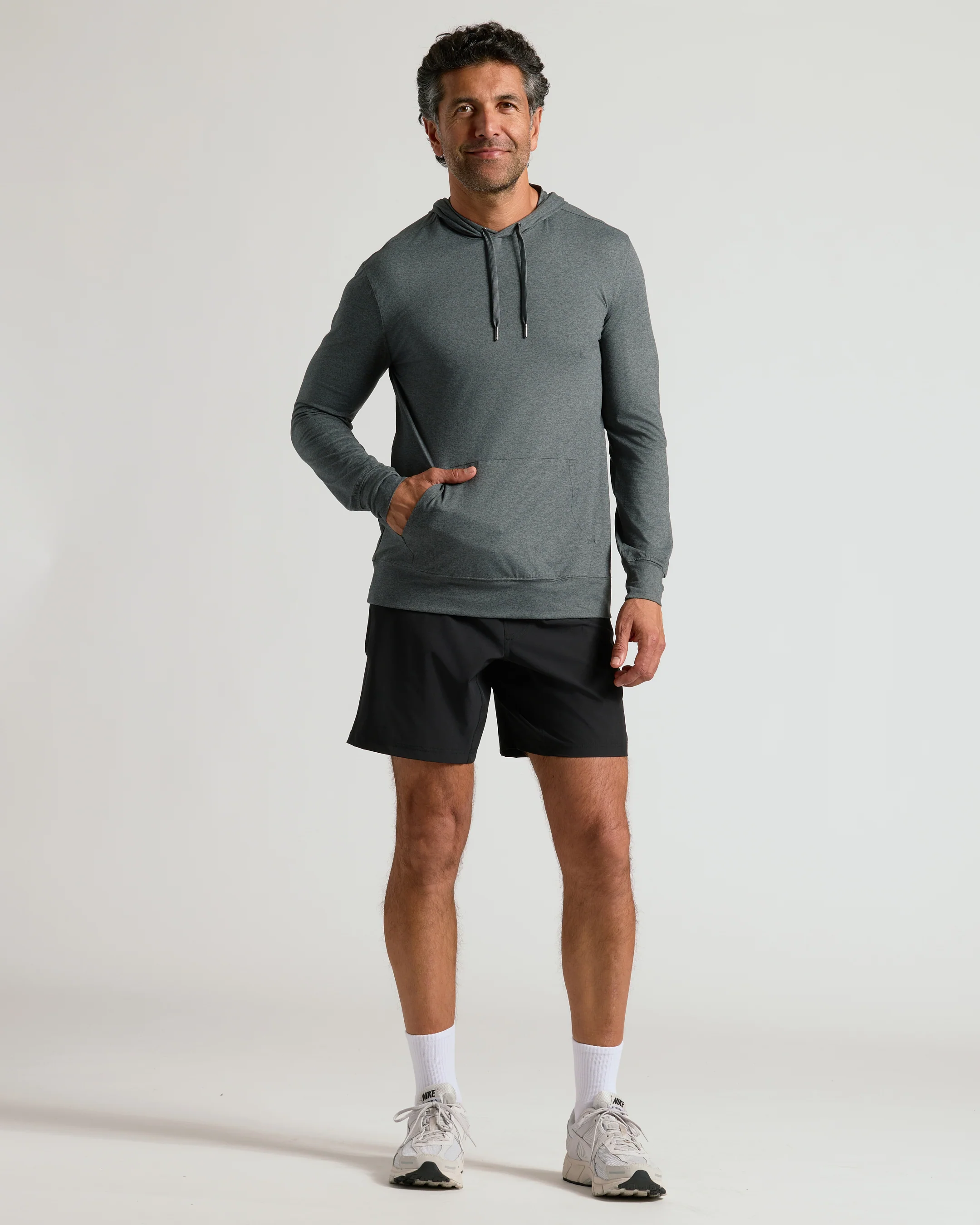 Charcoal Heather Active Comfort Pullover Hoodie - Image 11