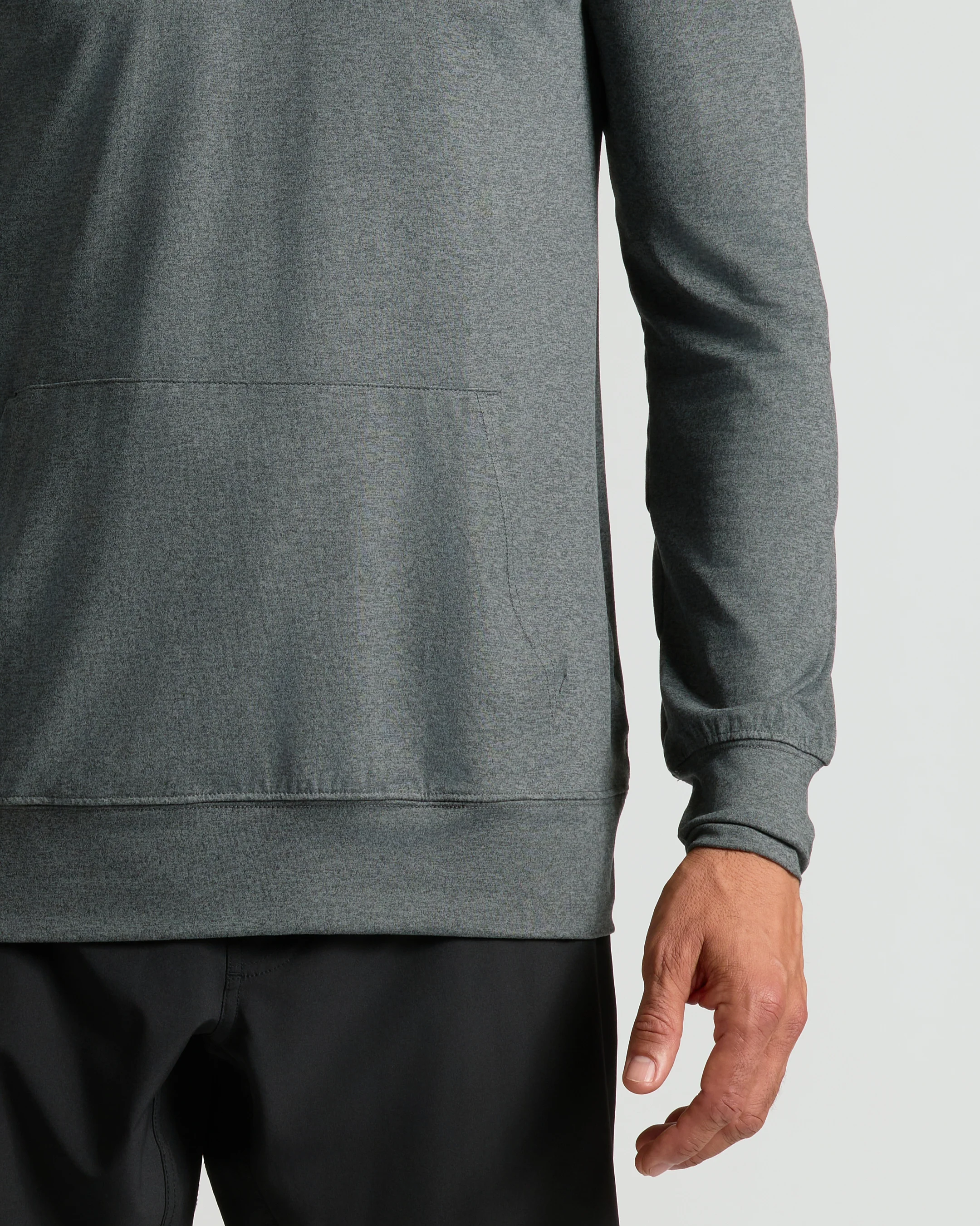 Charcoal Heather Active Comfort Pullover Hoodie - Image 6