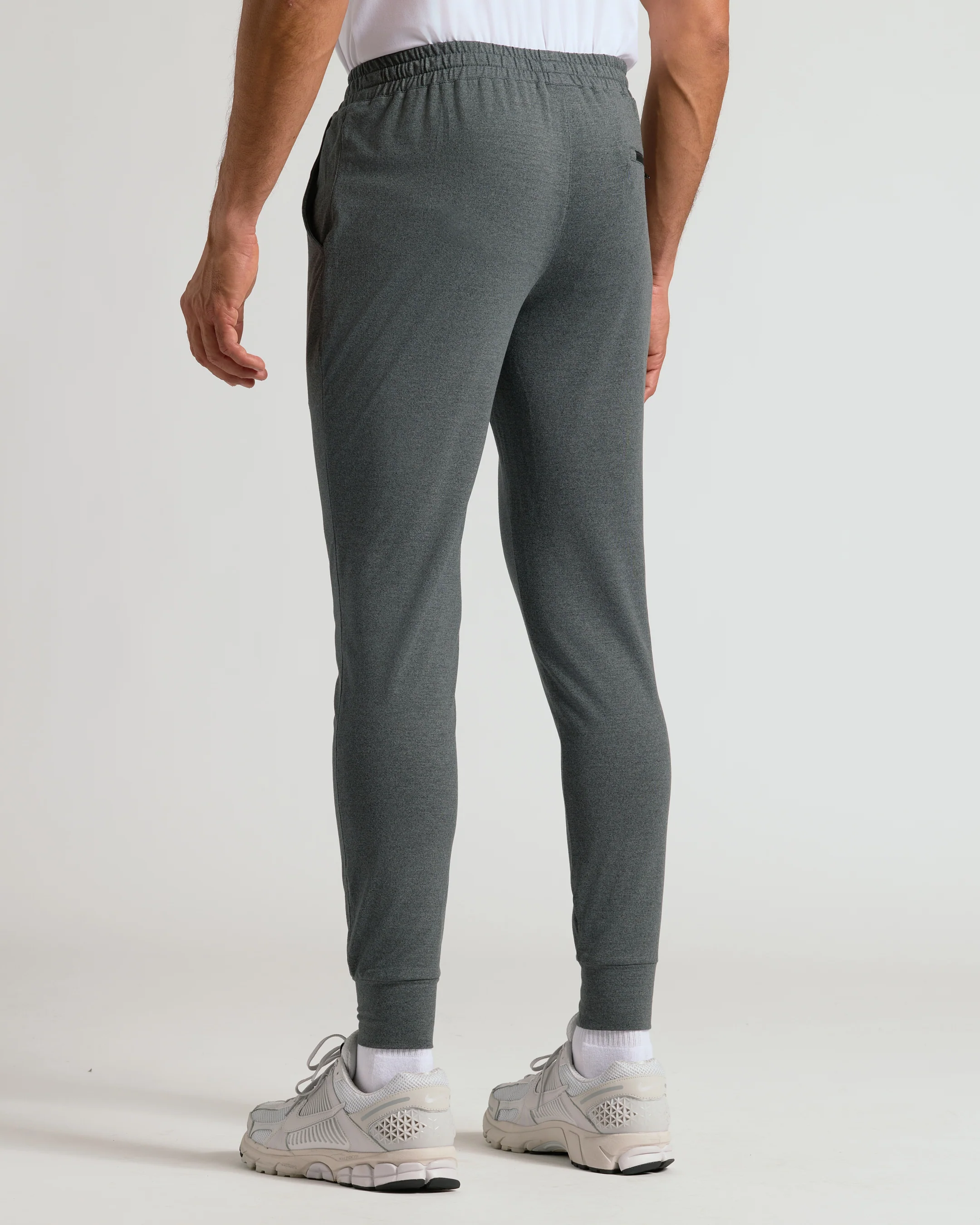 Charcoal Heather Gray Active Joggers - Image 5