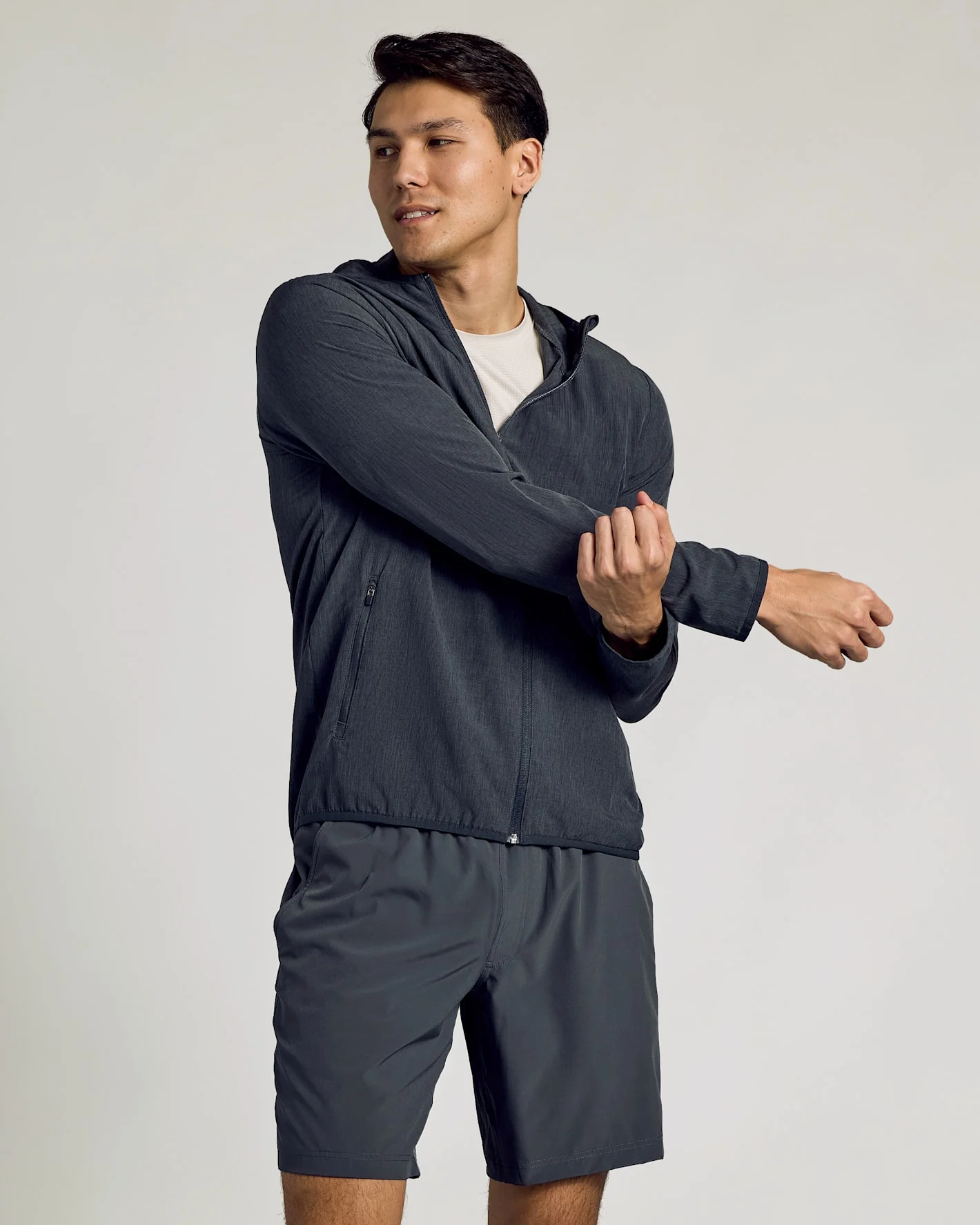 Charcoal Heather Gray Active Shell Jacket - Image 4