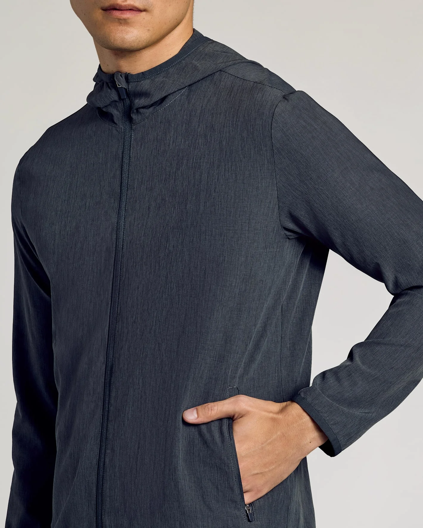 Charcoal Heather Gray Active Shell Jacket - Image 7