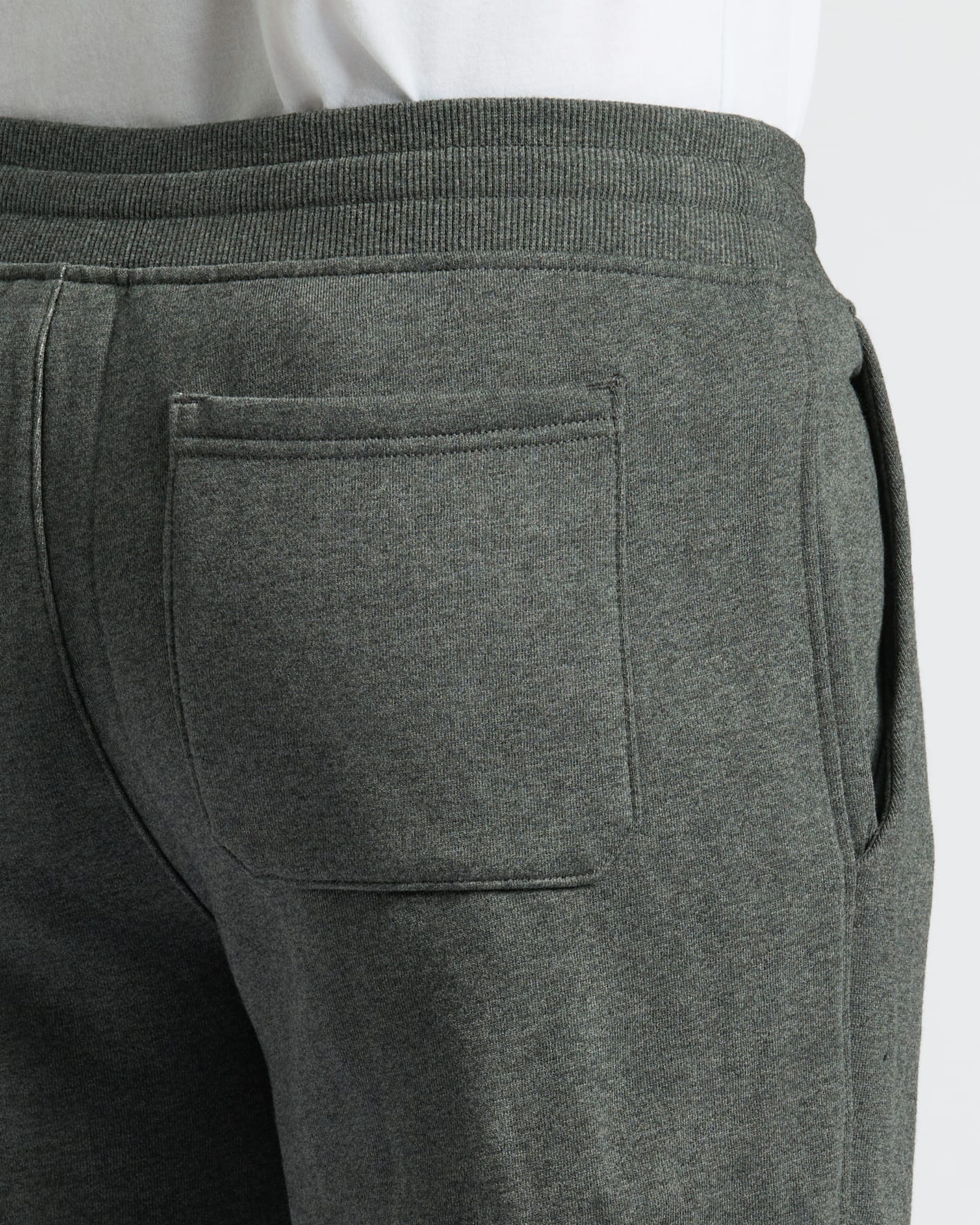 Charcoal Heather Gray Fleece French Terry Joggers 2-Pack - Image 7
