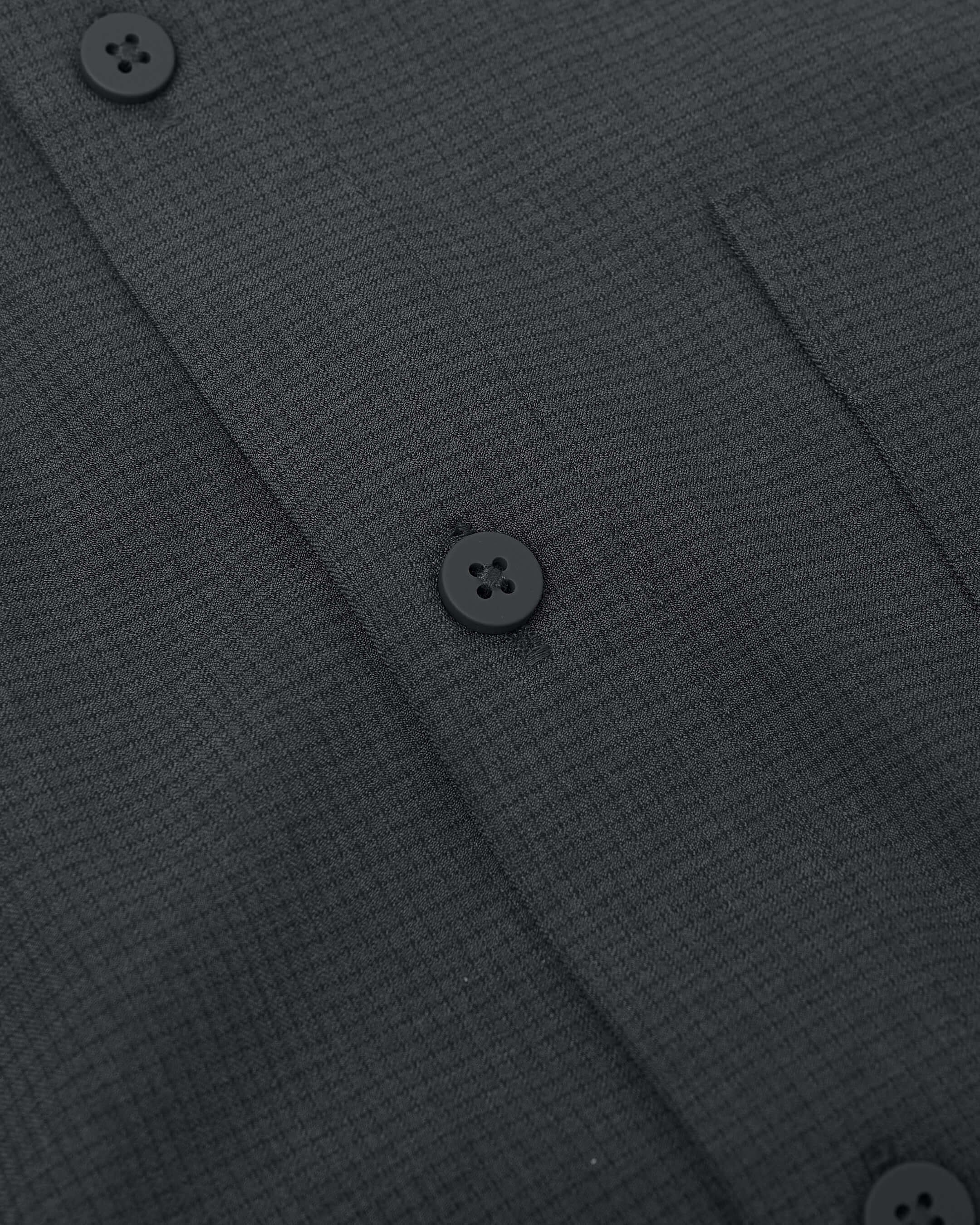 Charcoal Heather Gray Long Sleeve Ripstop Commuter Shirt - Image 8