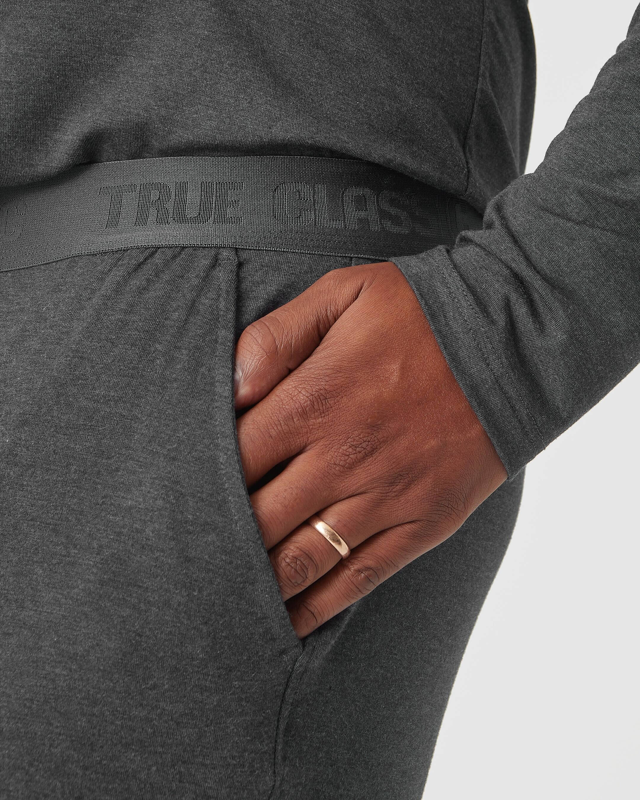 Charcoal Heather Gray Loungewear Jogger - Image 4