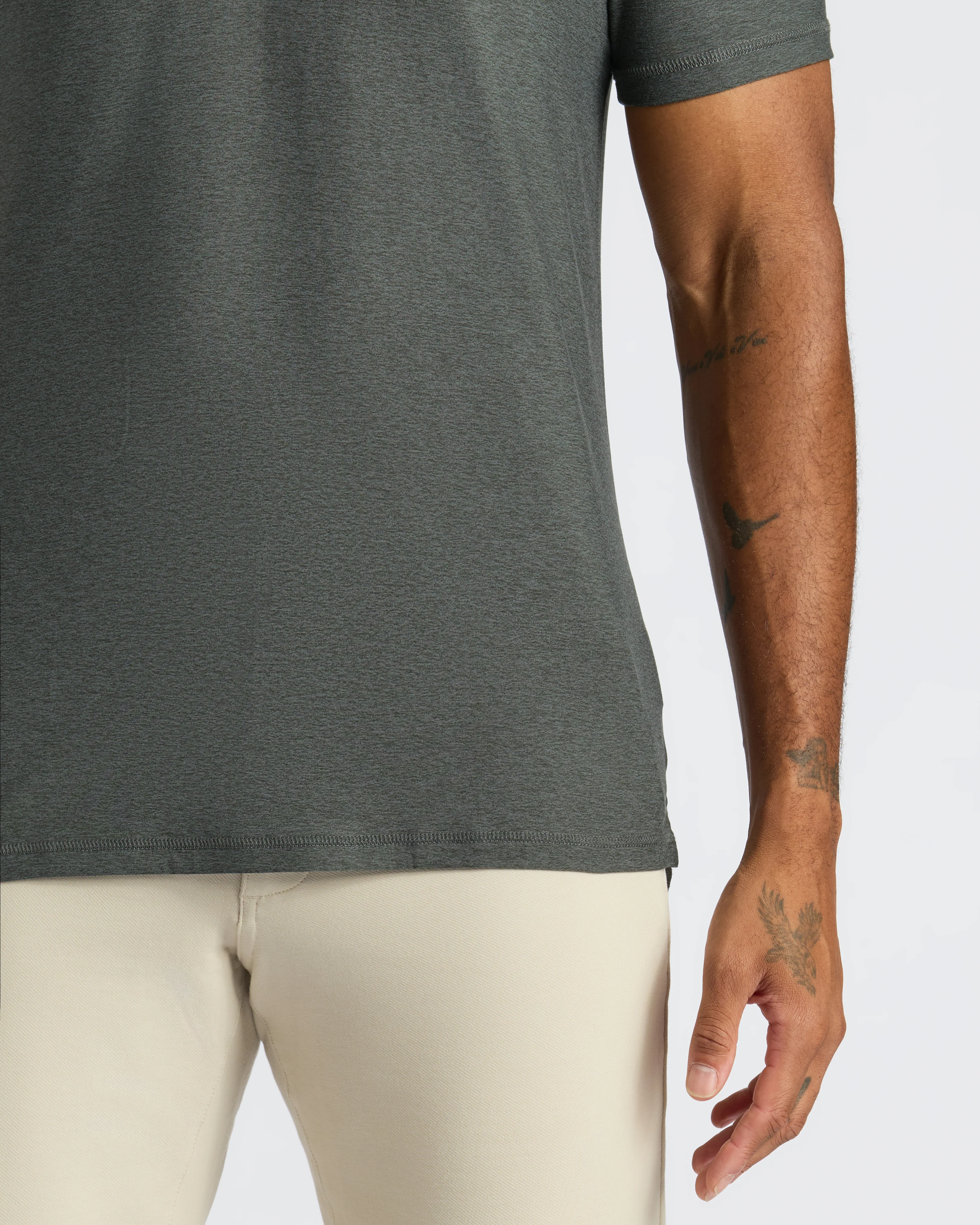 Charcoal Heather Gray Classic Polo - Image 7