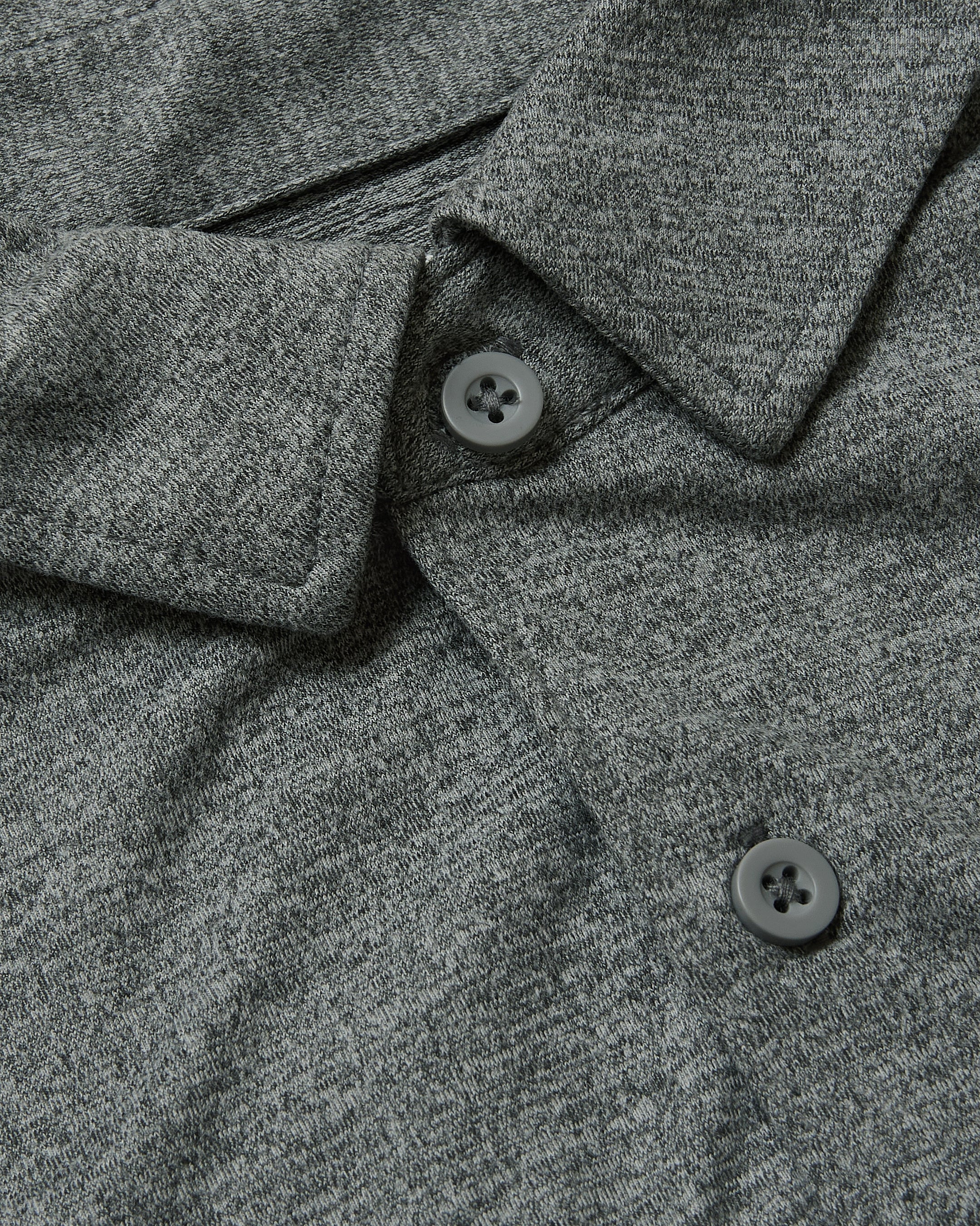 Charcoal Heather Gray Short Sleeve Comfort Knit Shirt - Image 9