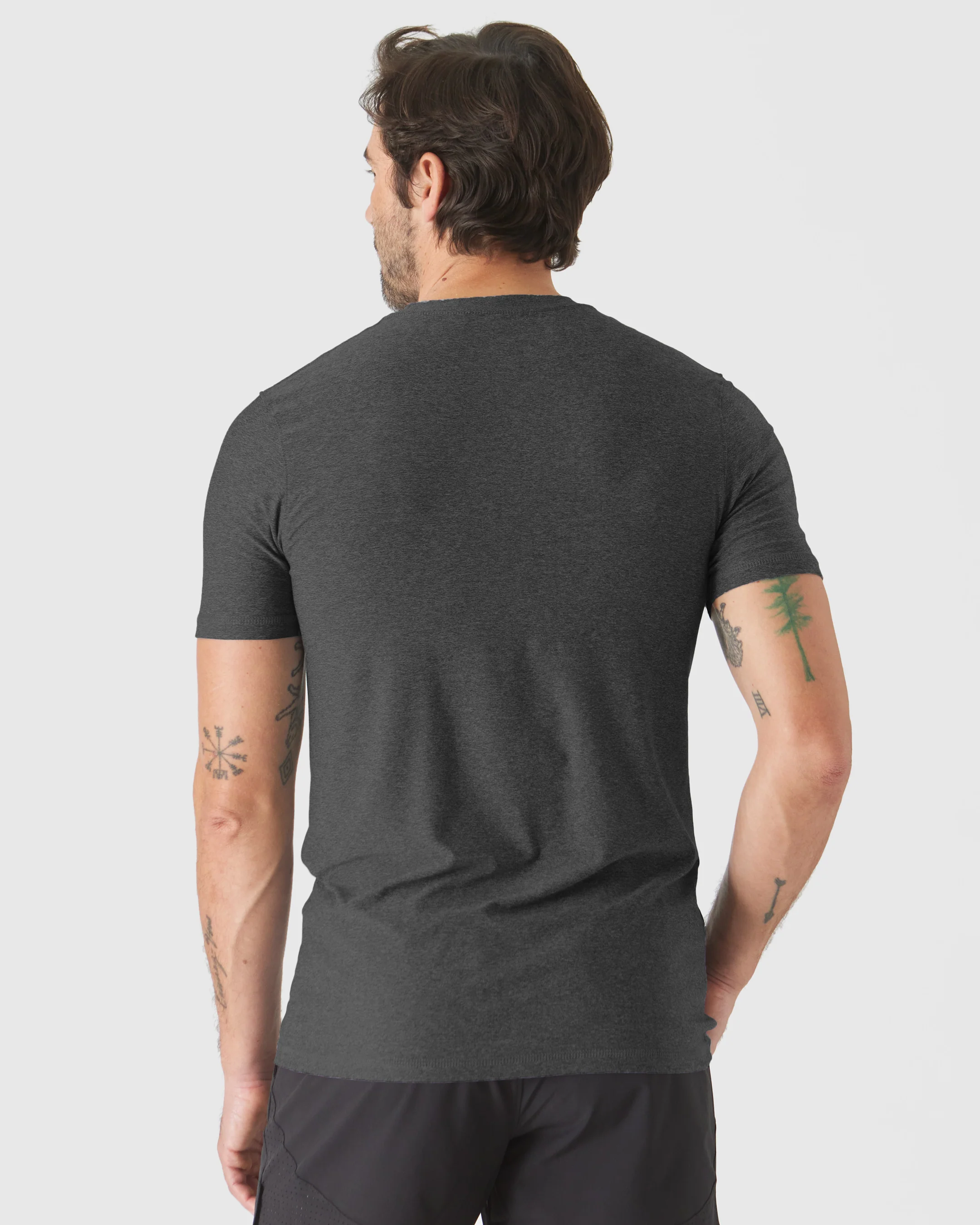 Charcoal Heather Gray Tall Active Crew Neck 2.0 - Image 3