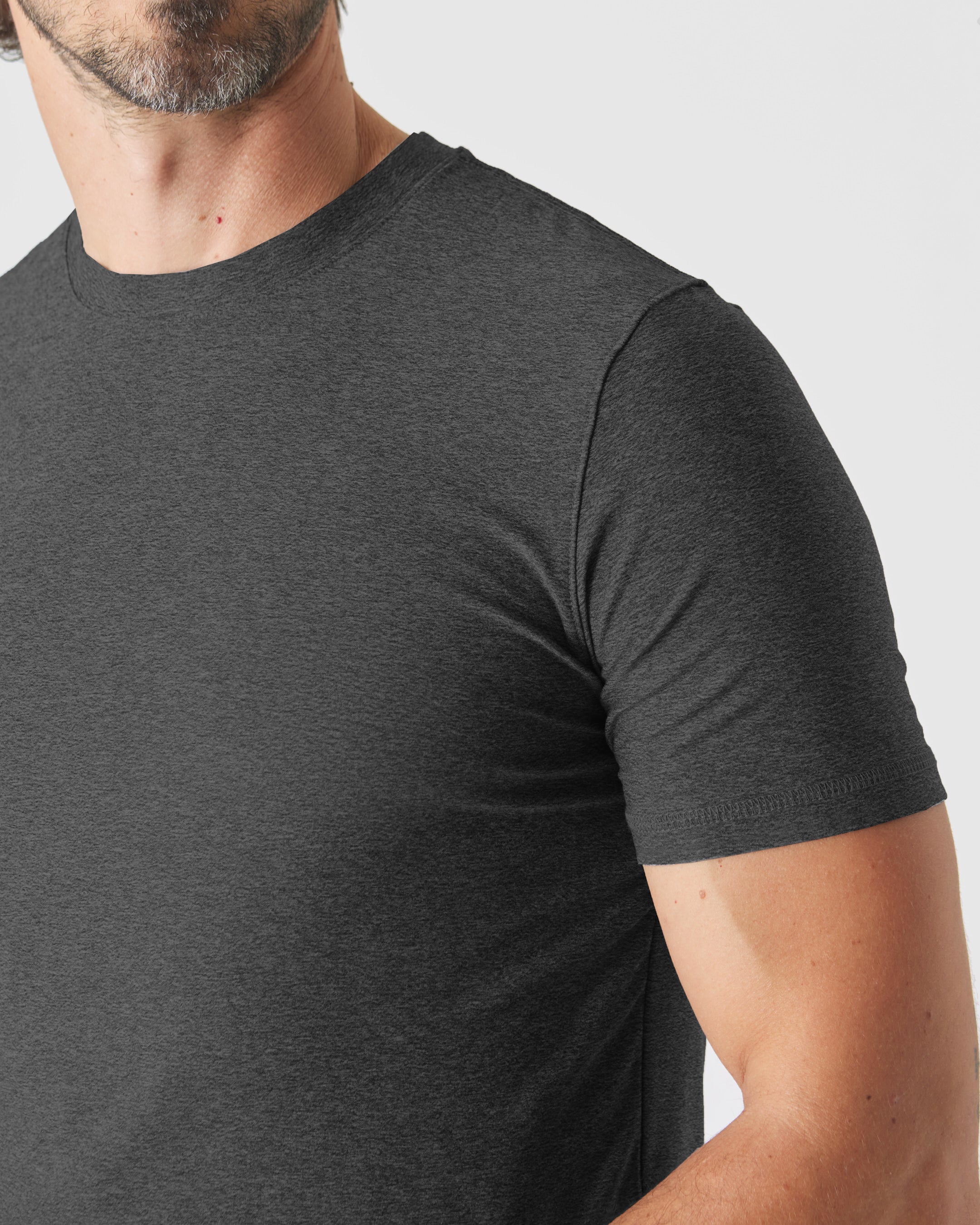 Charcoal Heather Gray Tall Active Crew Neck 2.0 - Image 5