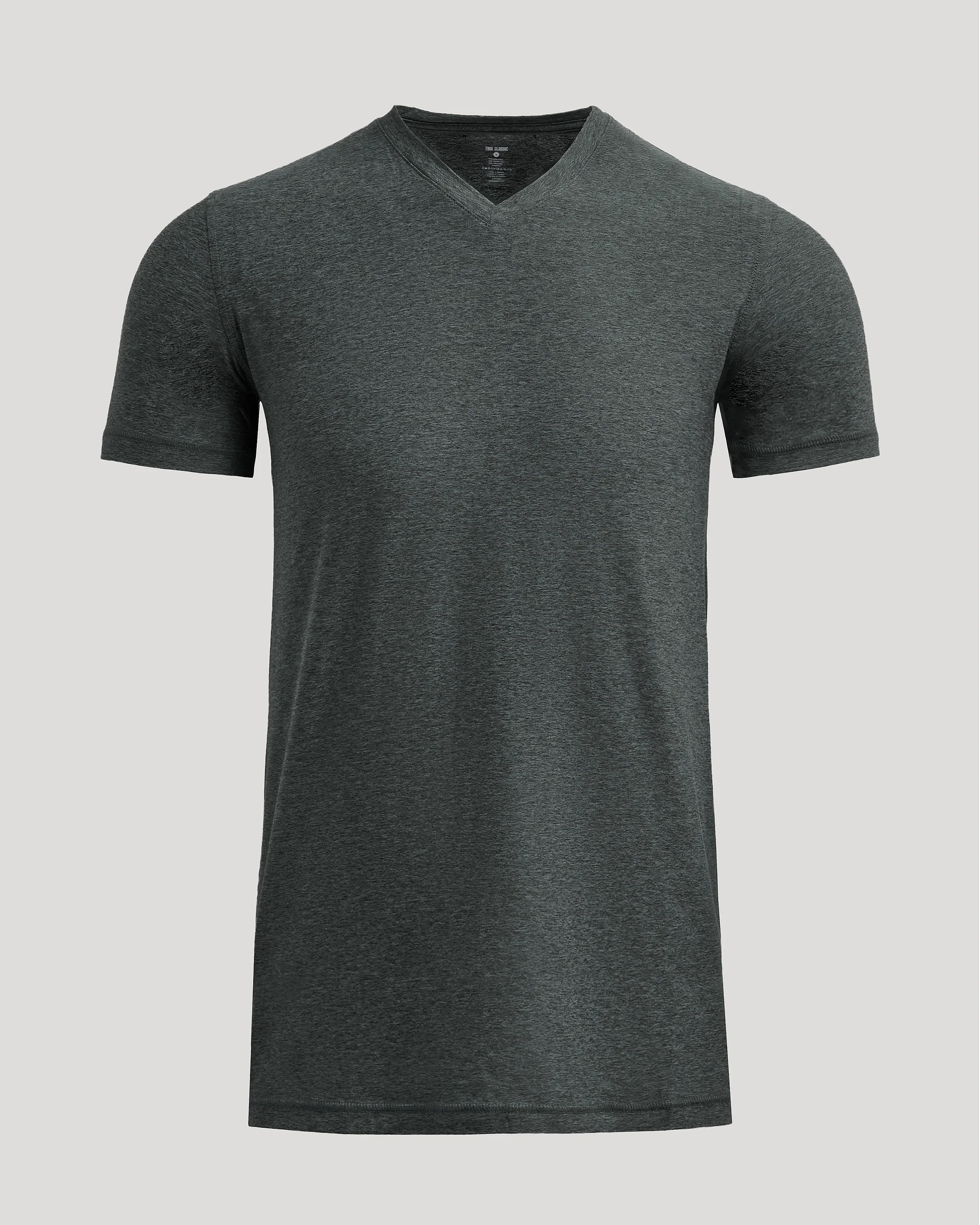 Charcoal Heather Gray Tall Active V-Neck - Image 2