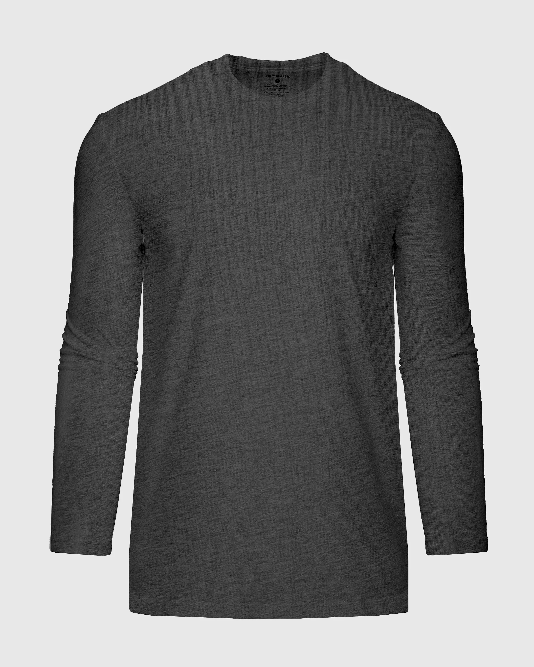 Charcoal Heather Gray Tall Long Sleeve T-Shirt - Image 2