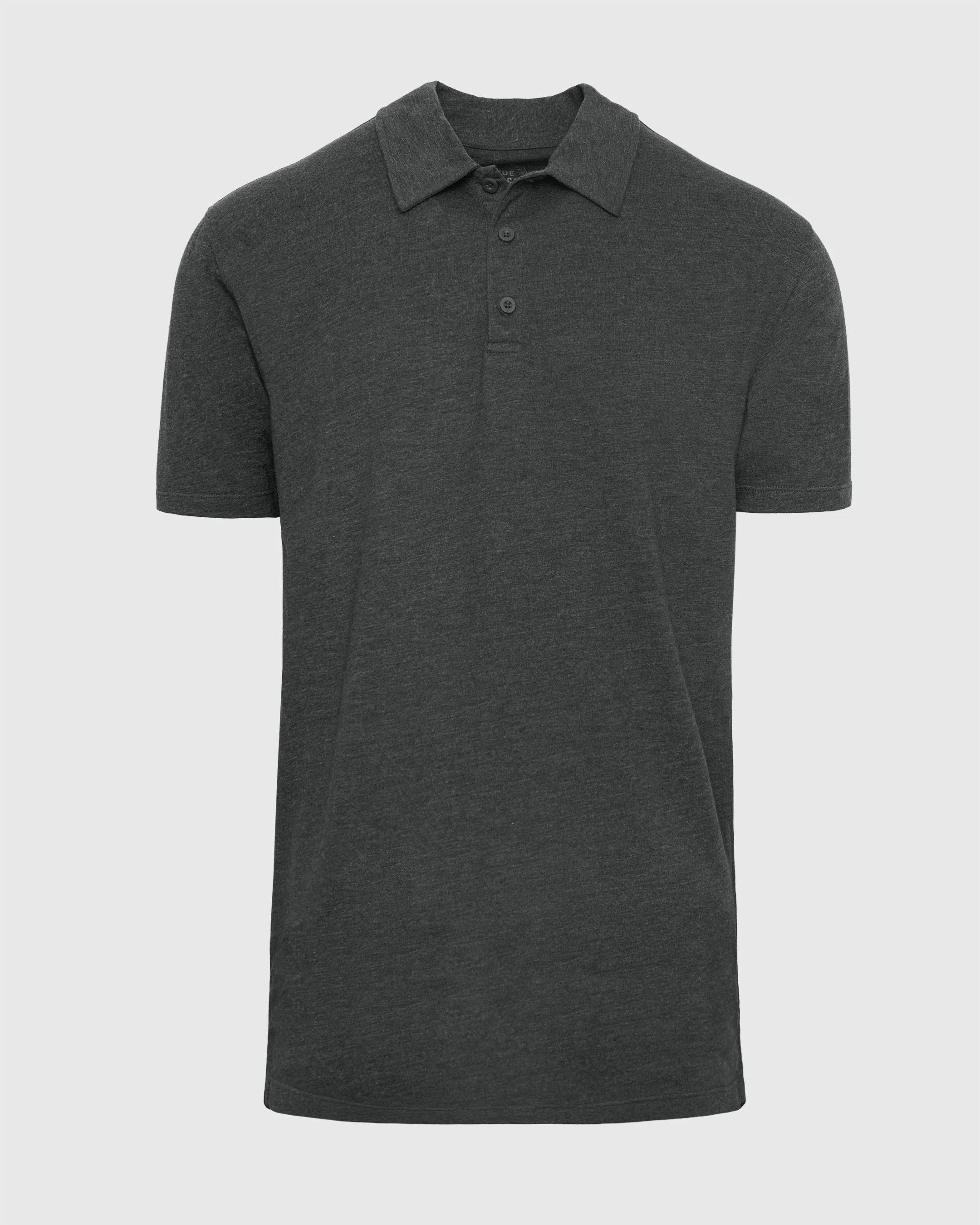 Charcoal Heather Gray Short Sleeve Tall Polo - Image 2