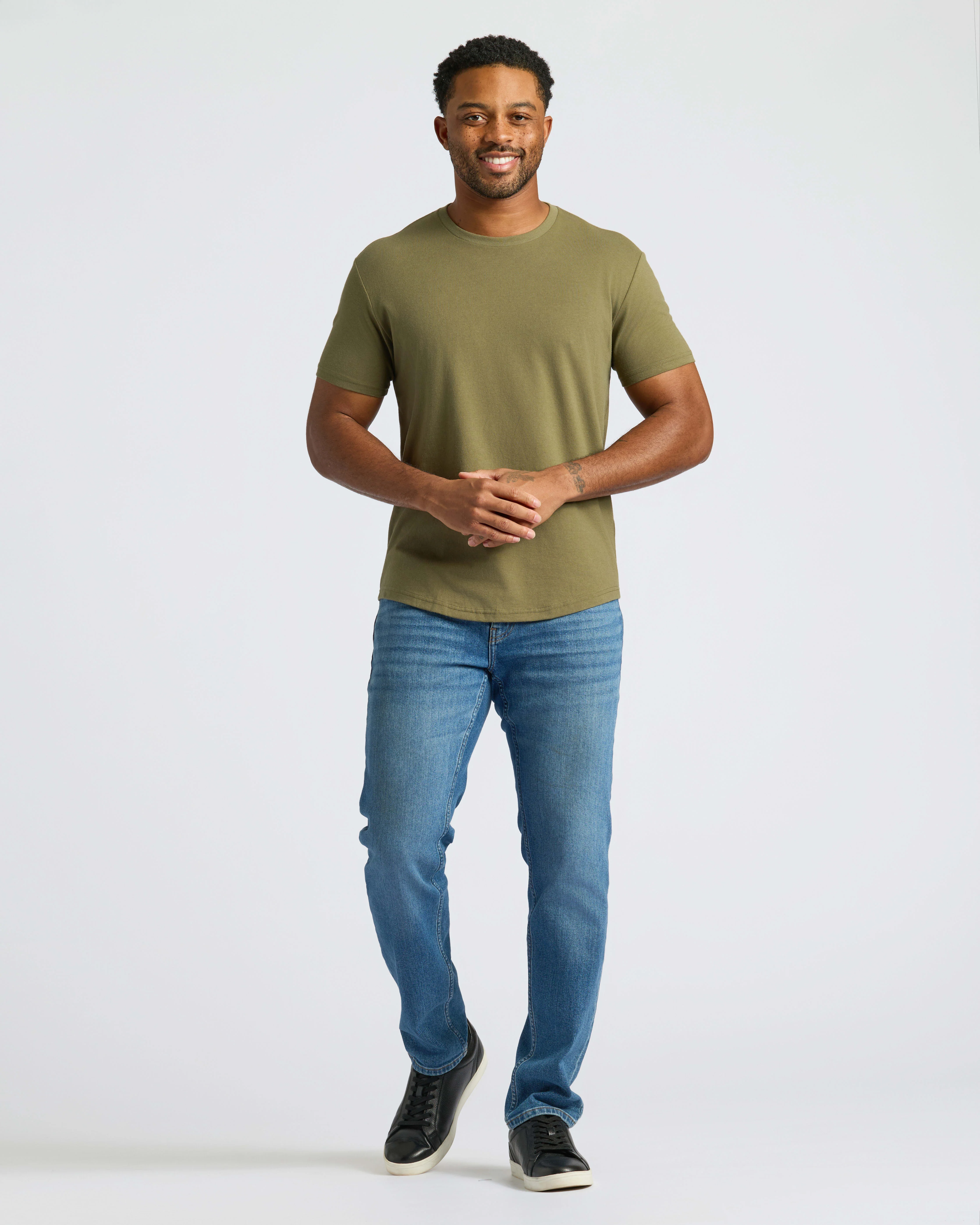 Classic Curved Hem Crew Neck 3-Pack - Image 8