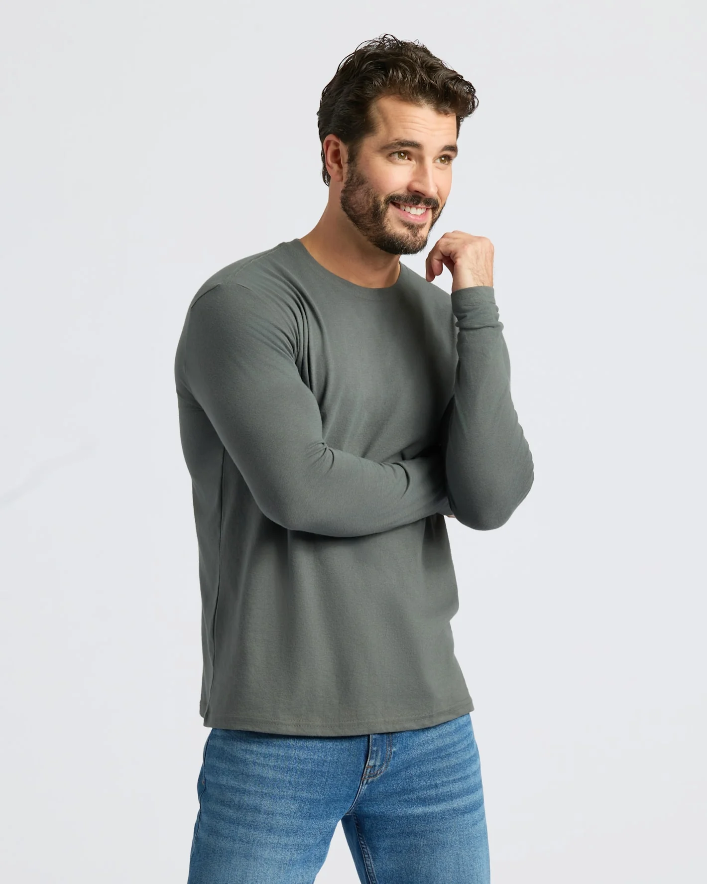 Classic Long Sleeve Crew Neck 3-Pack - Image 6