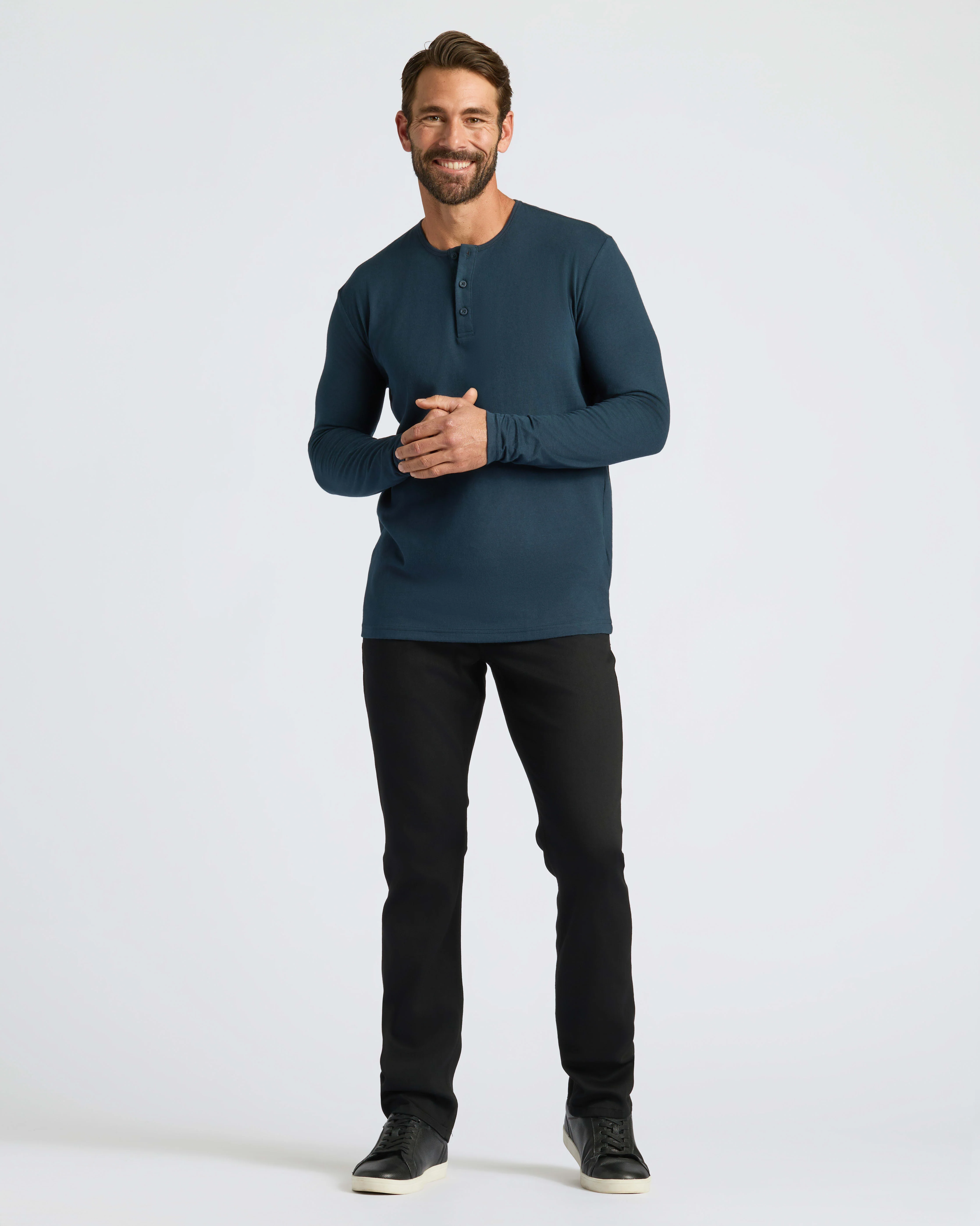 Blues Long Sleeve Henley 3-Pack - Image 3