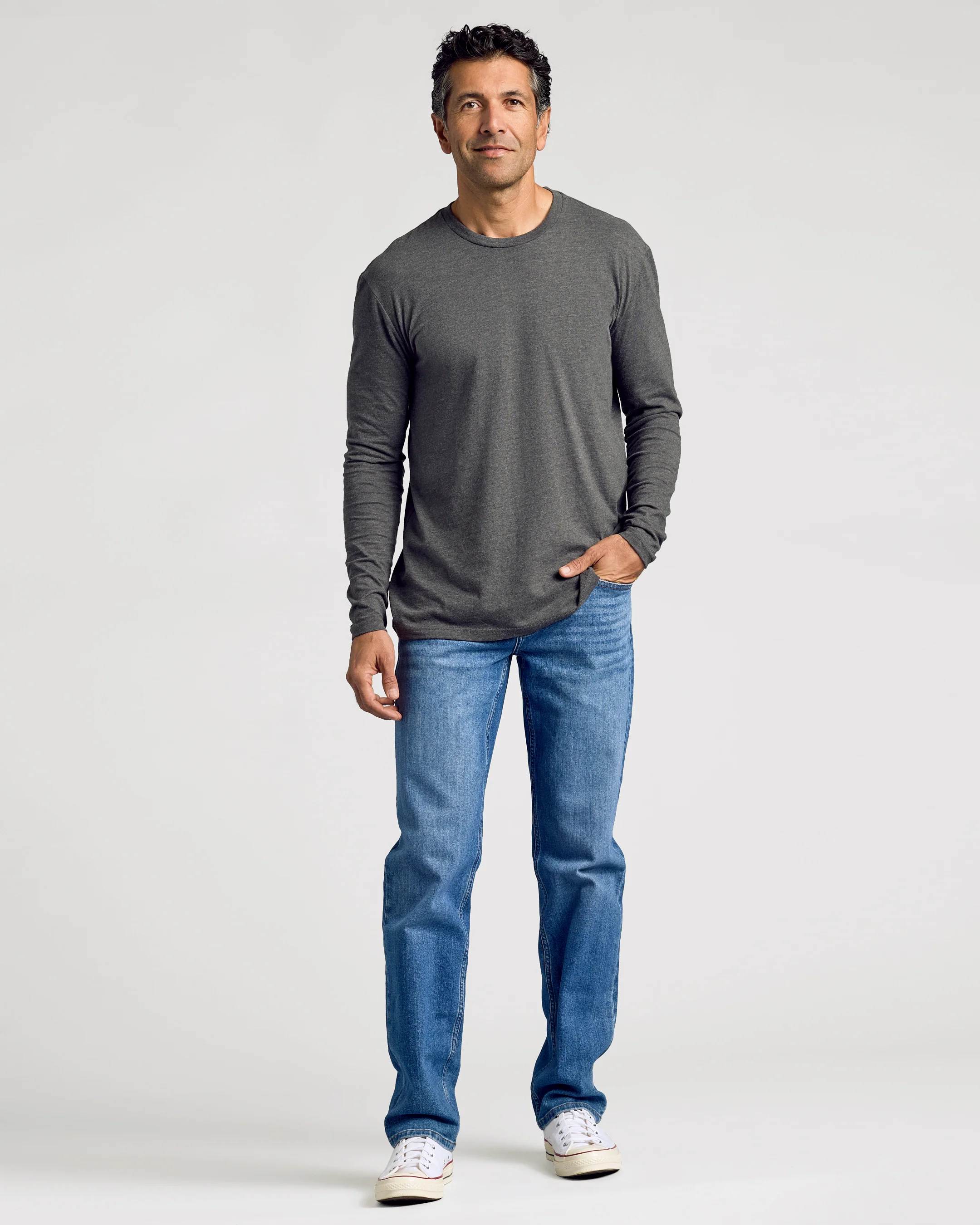 Classic Long Sleeve Crew Neck 3-Pack - Image 3