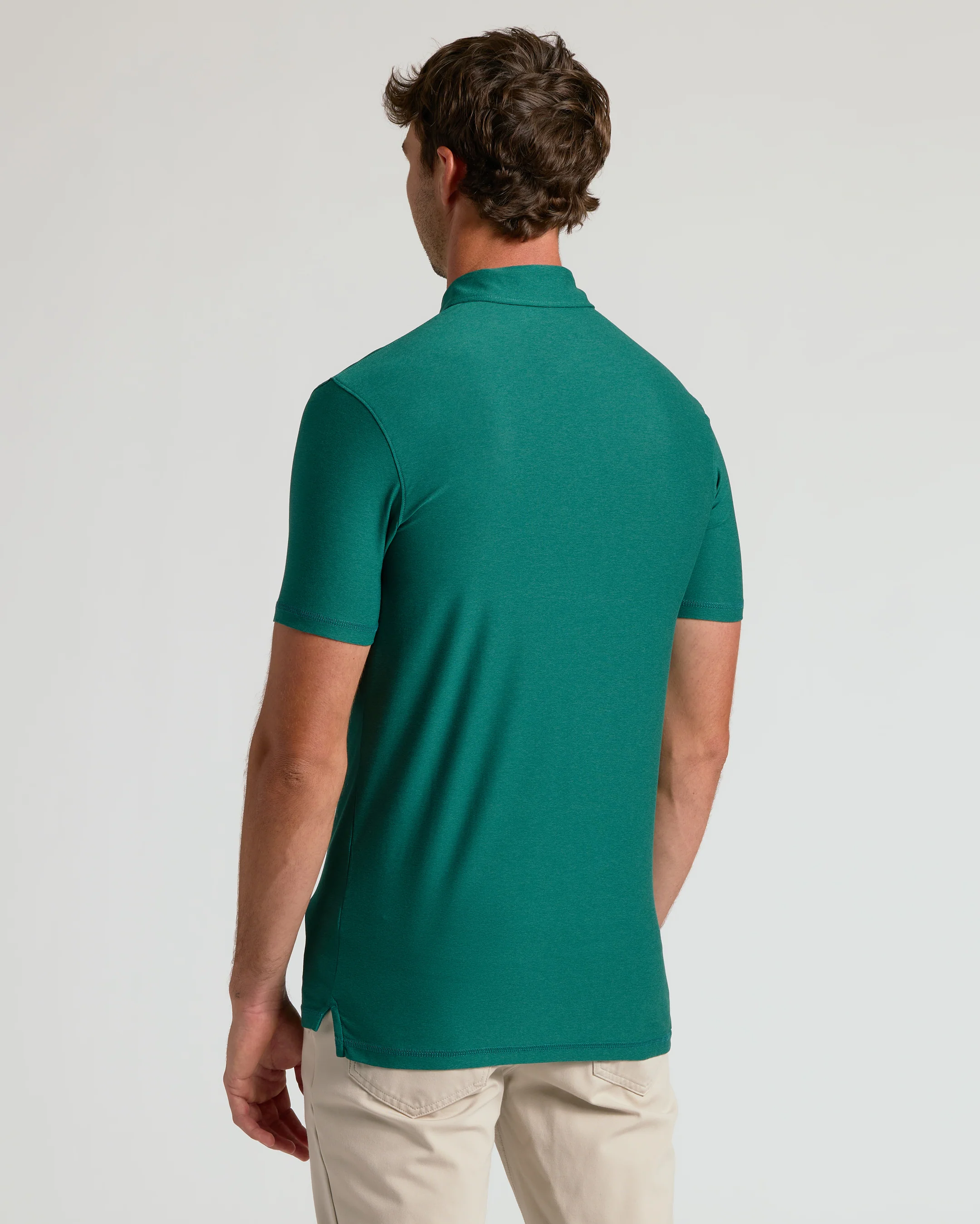 Clover Short Sleeve Tall Active Polo - Image 3