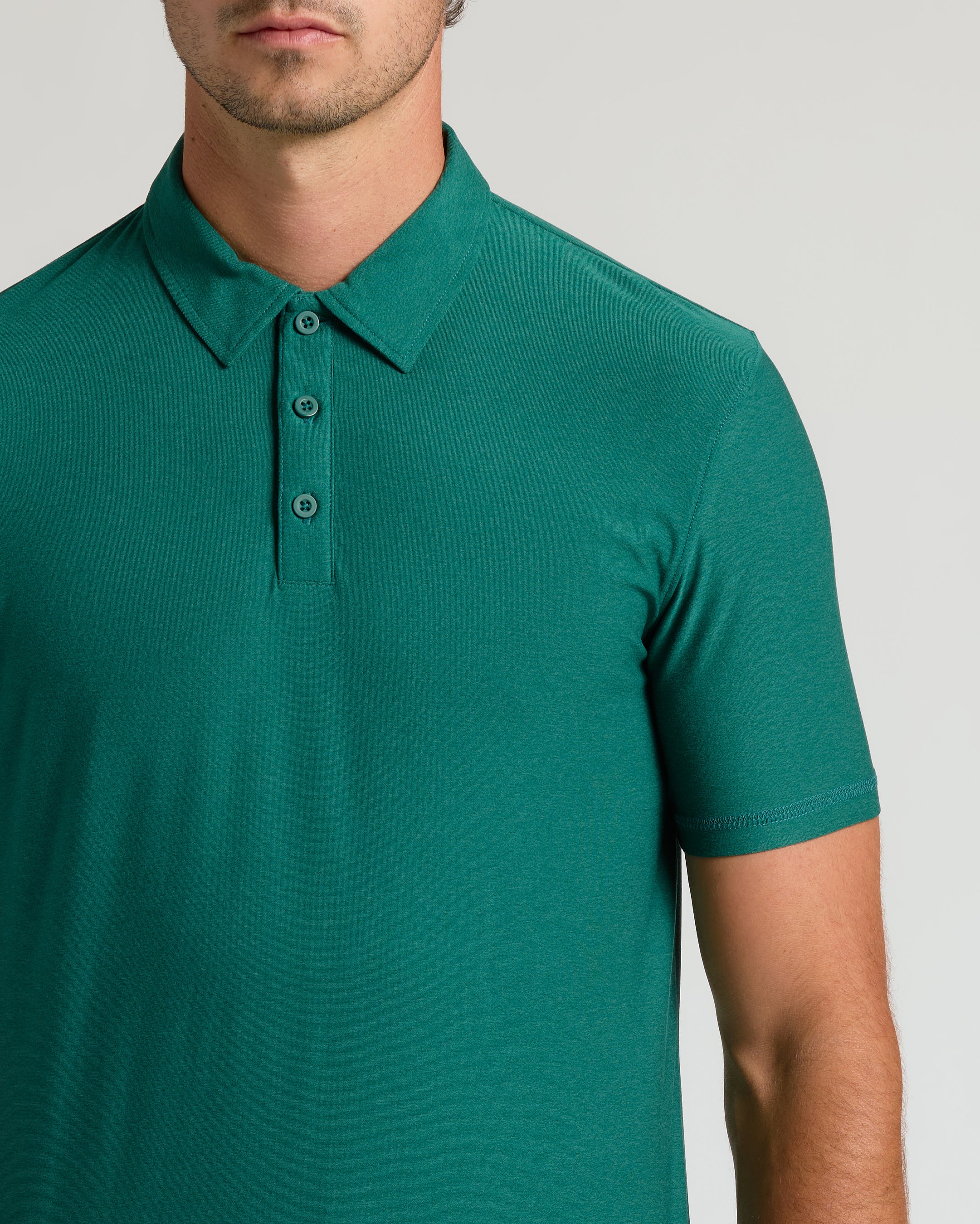 Clover Short Sleeve Tall Active Polo - Image 4