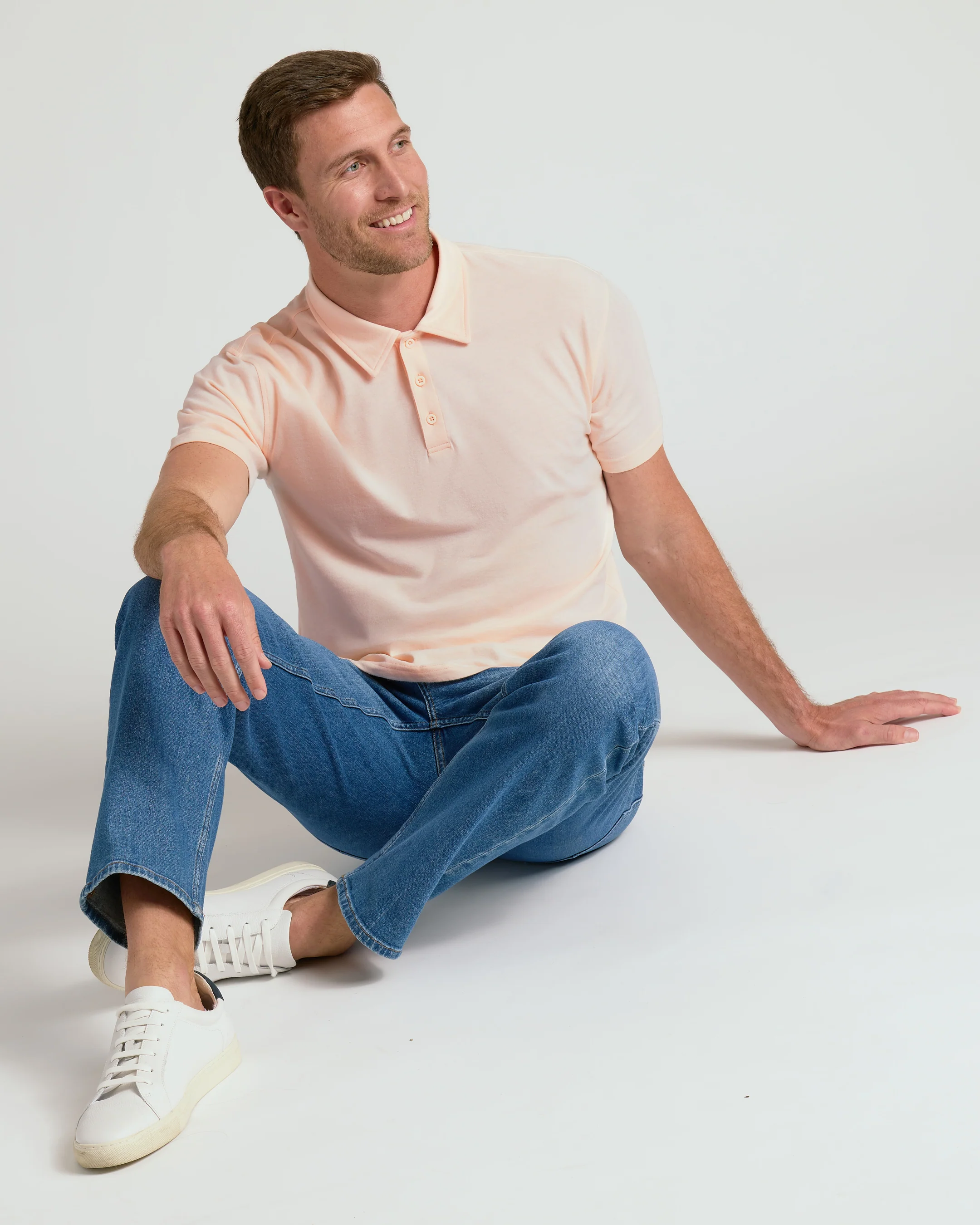 Coral Blush Classic Polo - Image 4