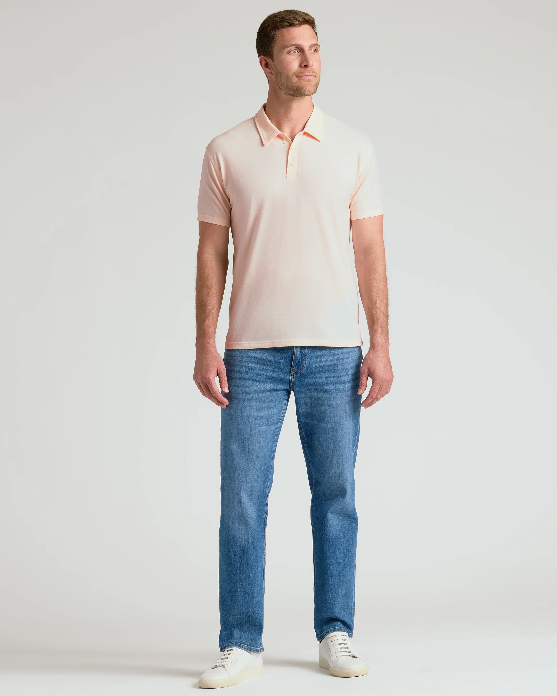 Coral Blush Classic Polo - Image 7