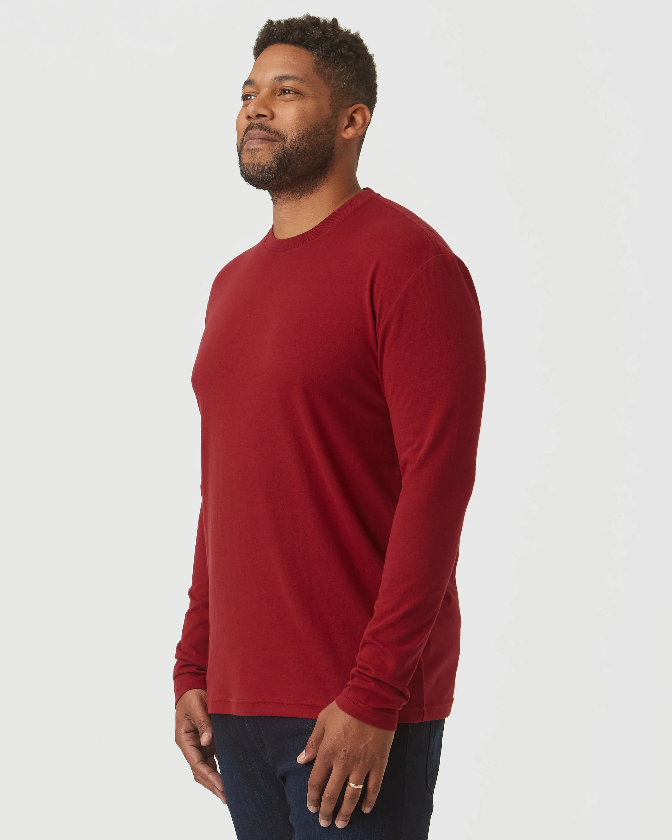 Crimson Long Sleeve Crew Neck - Image 4