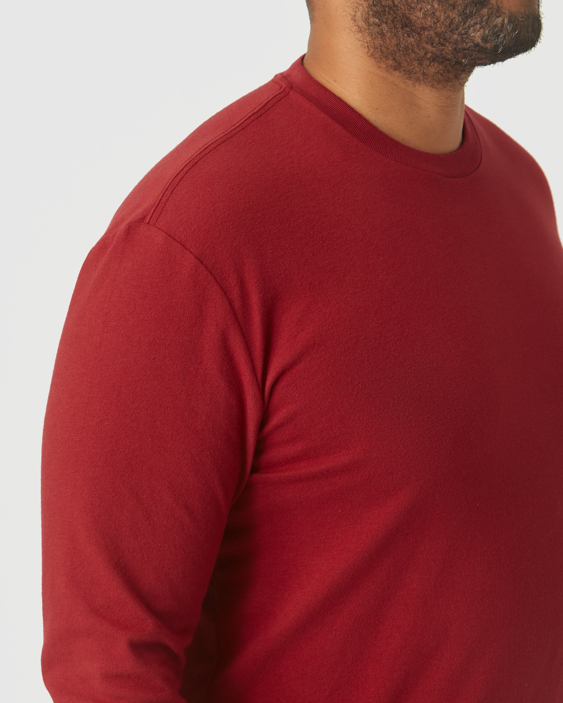 Crimson Long Sleeve Crew Neck - Image 5