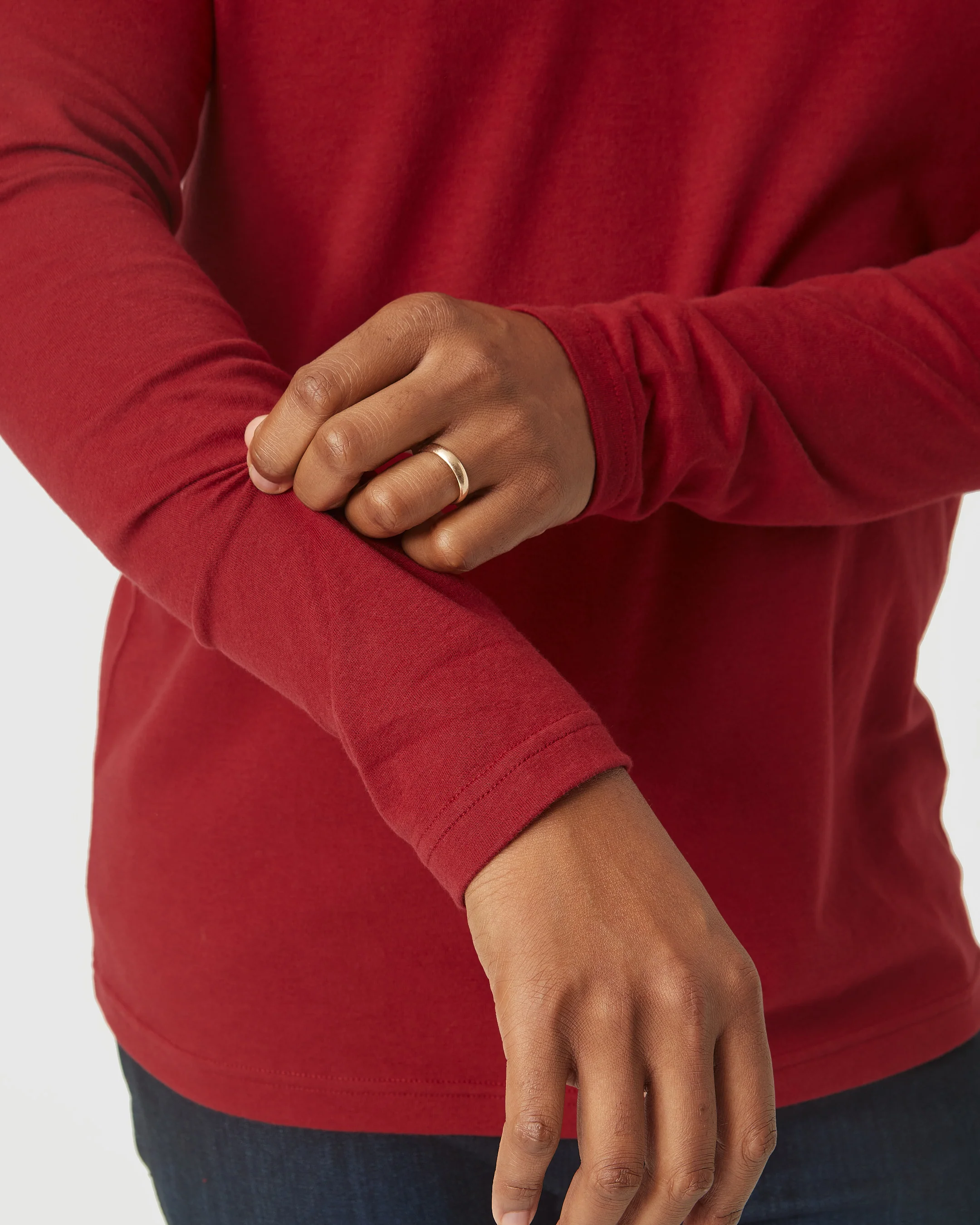 Crimson Long Sleeve Crew Neck - Image 6